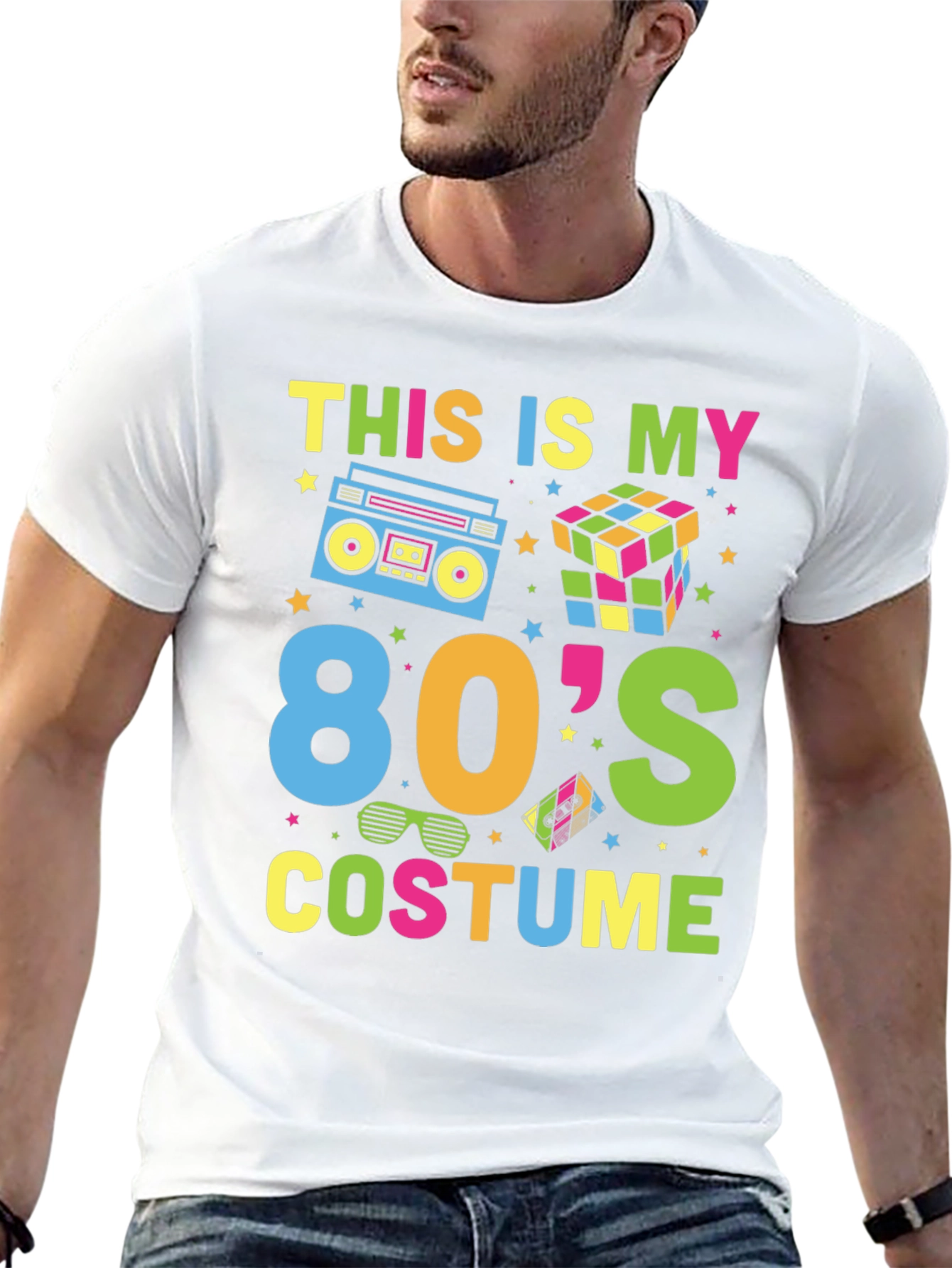 80s Costume T-Shirt - Retro Party Tee