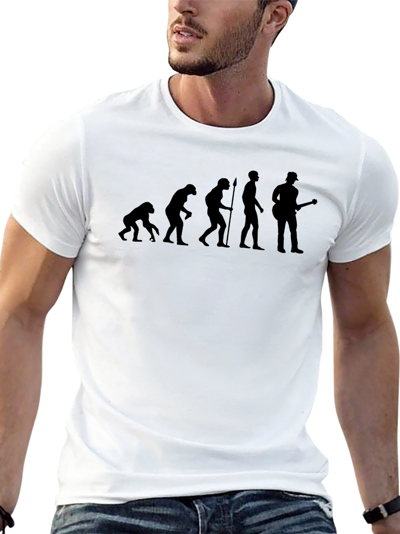 Evolution of Man T-Shirt - Guitarist
