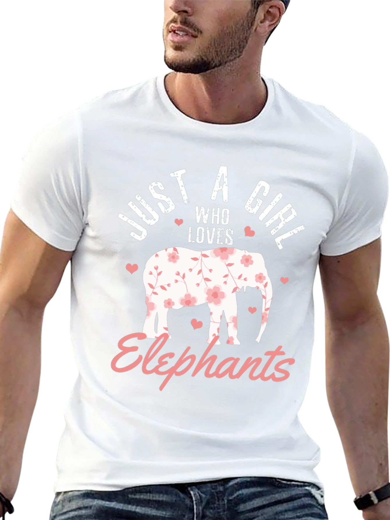 Just A Girl Who Loves Elephants T-Shirt