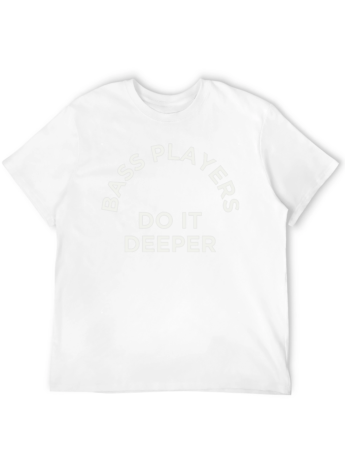 Bass Players Do It Deeper Black T-Shirt