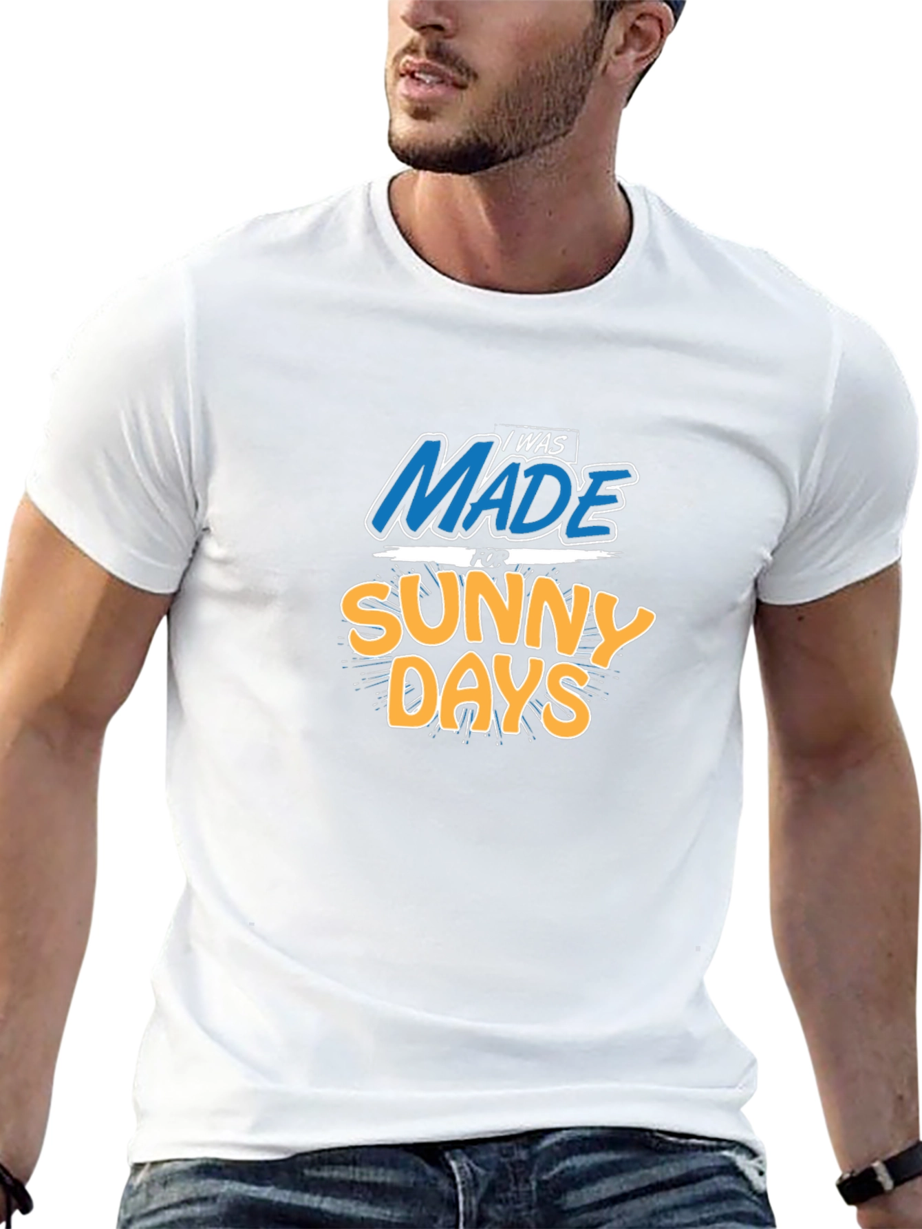 Made for Sunny Days Graphic T-Shirt - Black