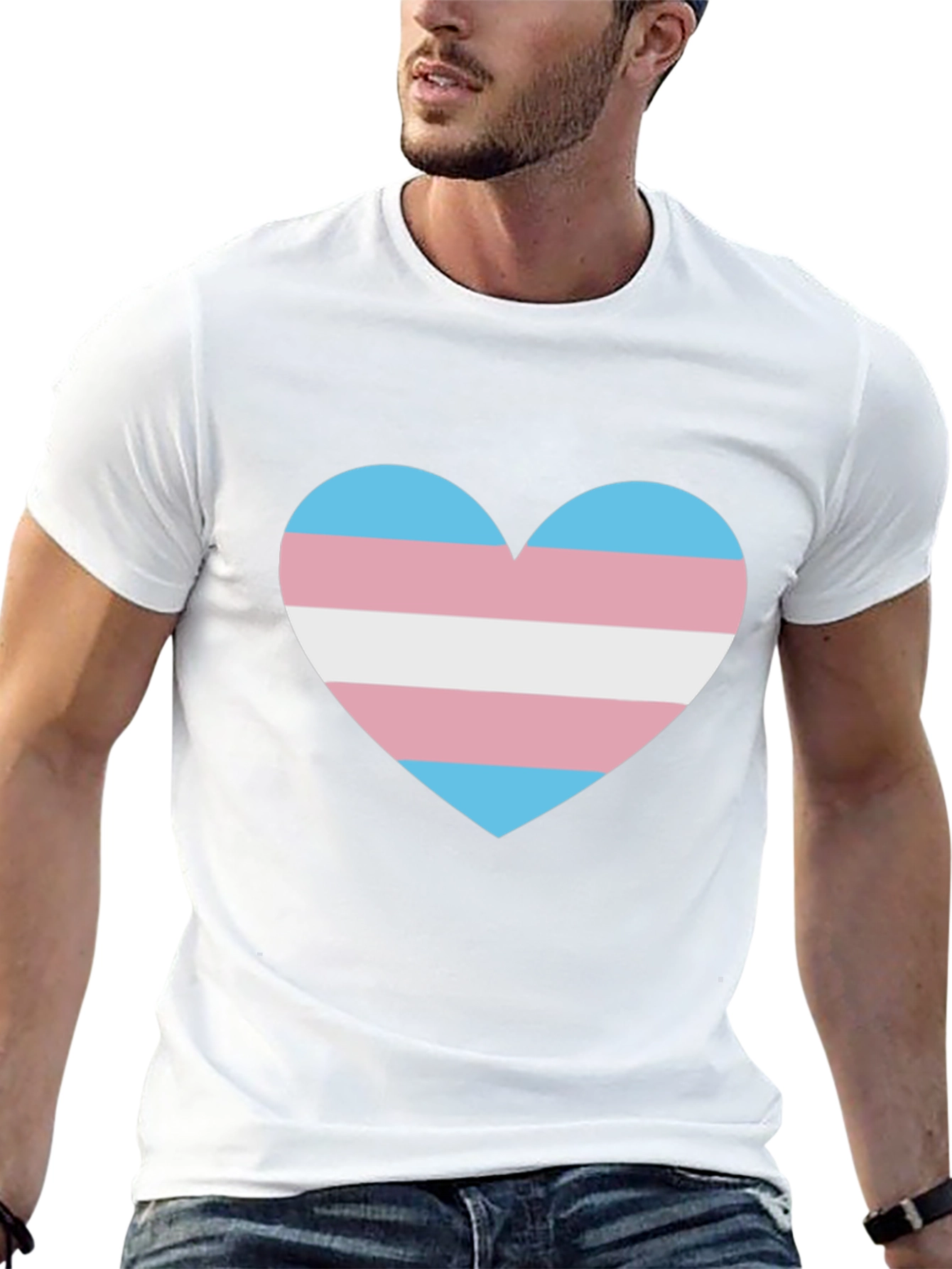 Transgender Pride Heart T-Shirt