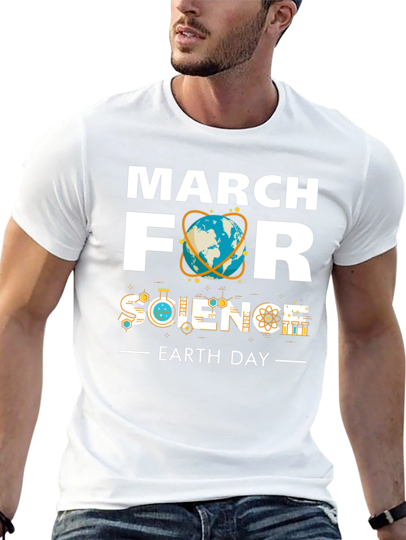 March for Science Earth Day Graphic T-Shirt