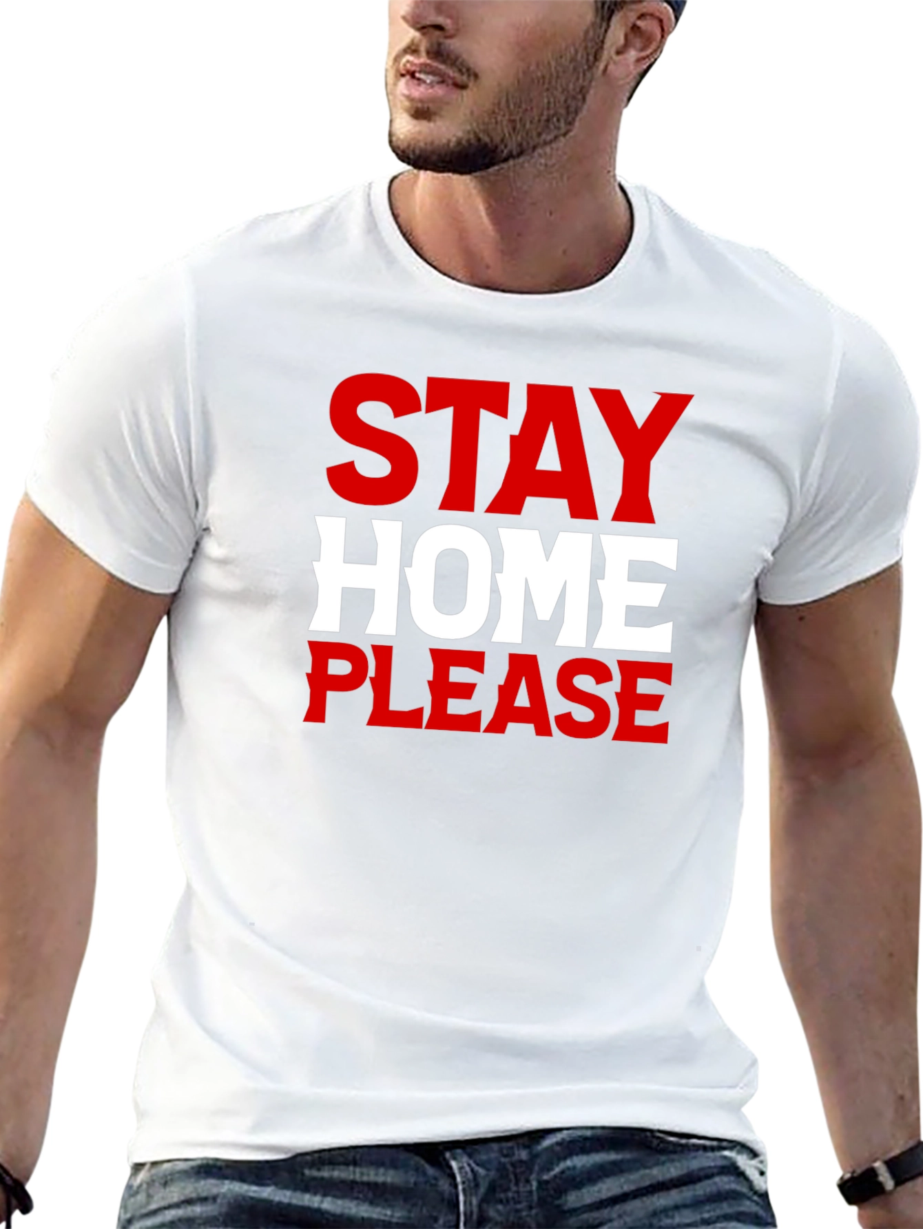 Stay Home Please - Graphic Tee