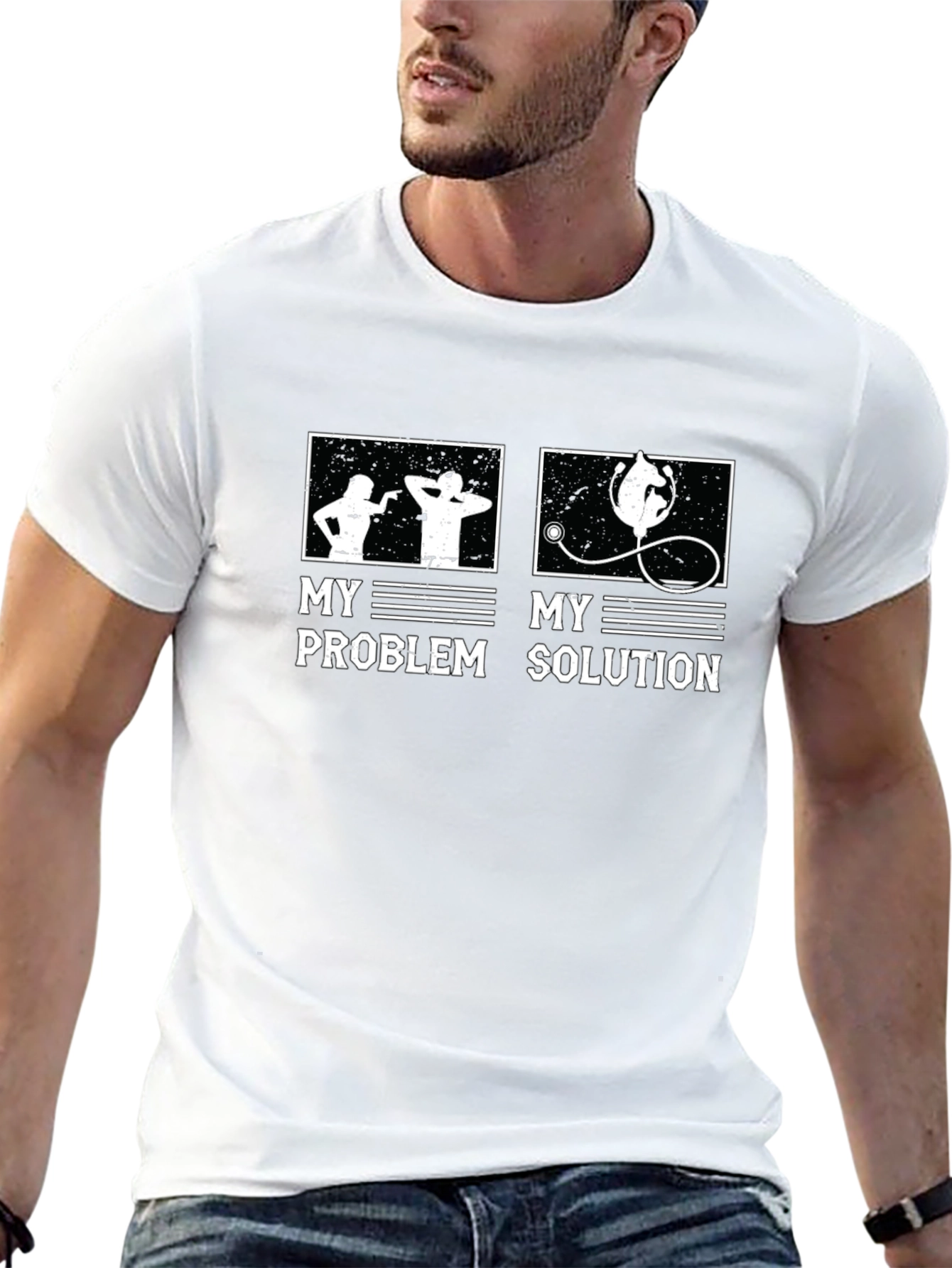 Funny Doctor T-Shirt - My Problem My Solution