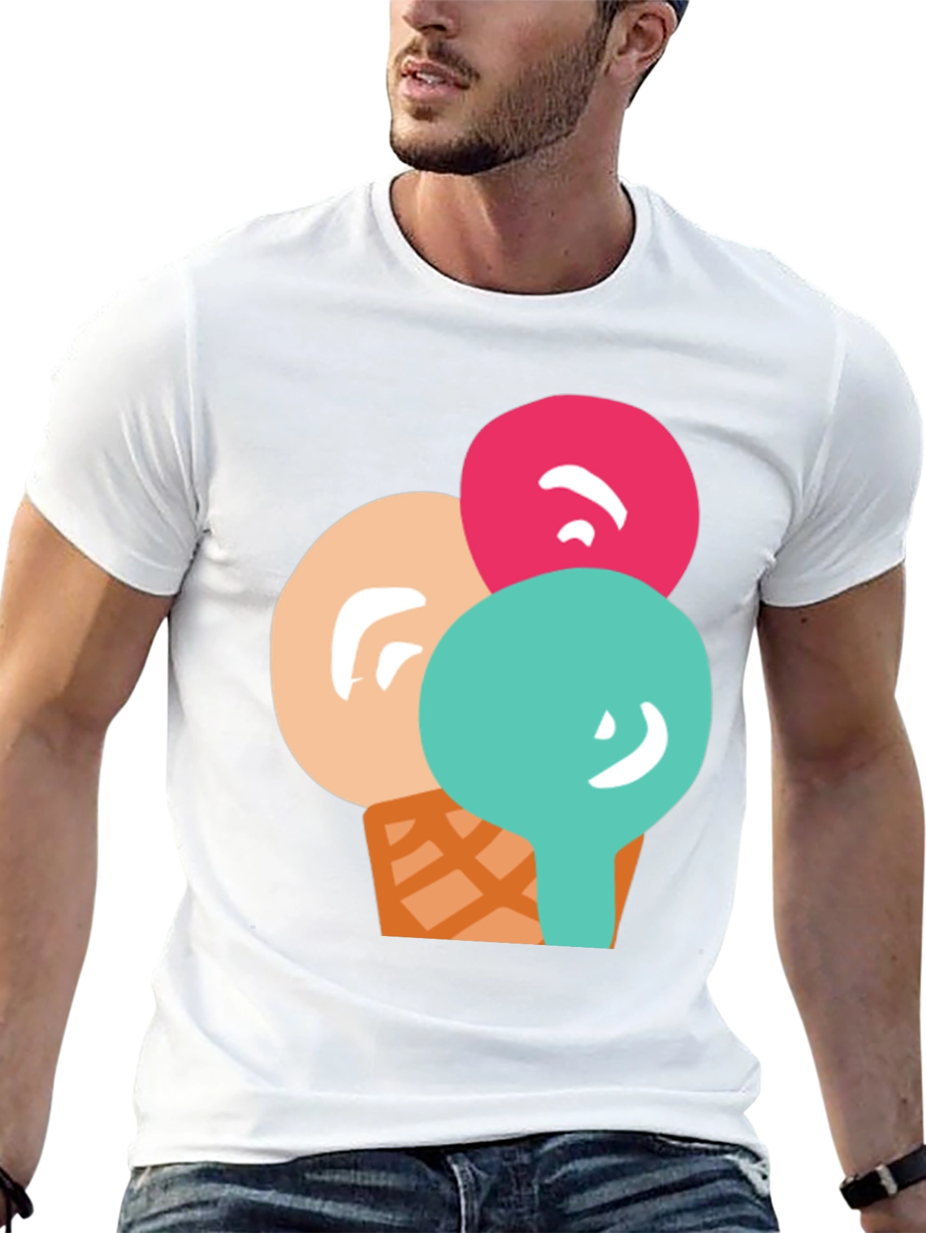 Ice Cream Graphic Tee - Stylish Casual Wear