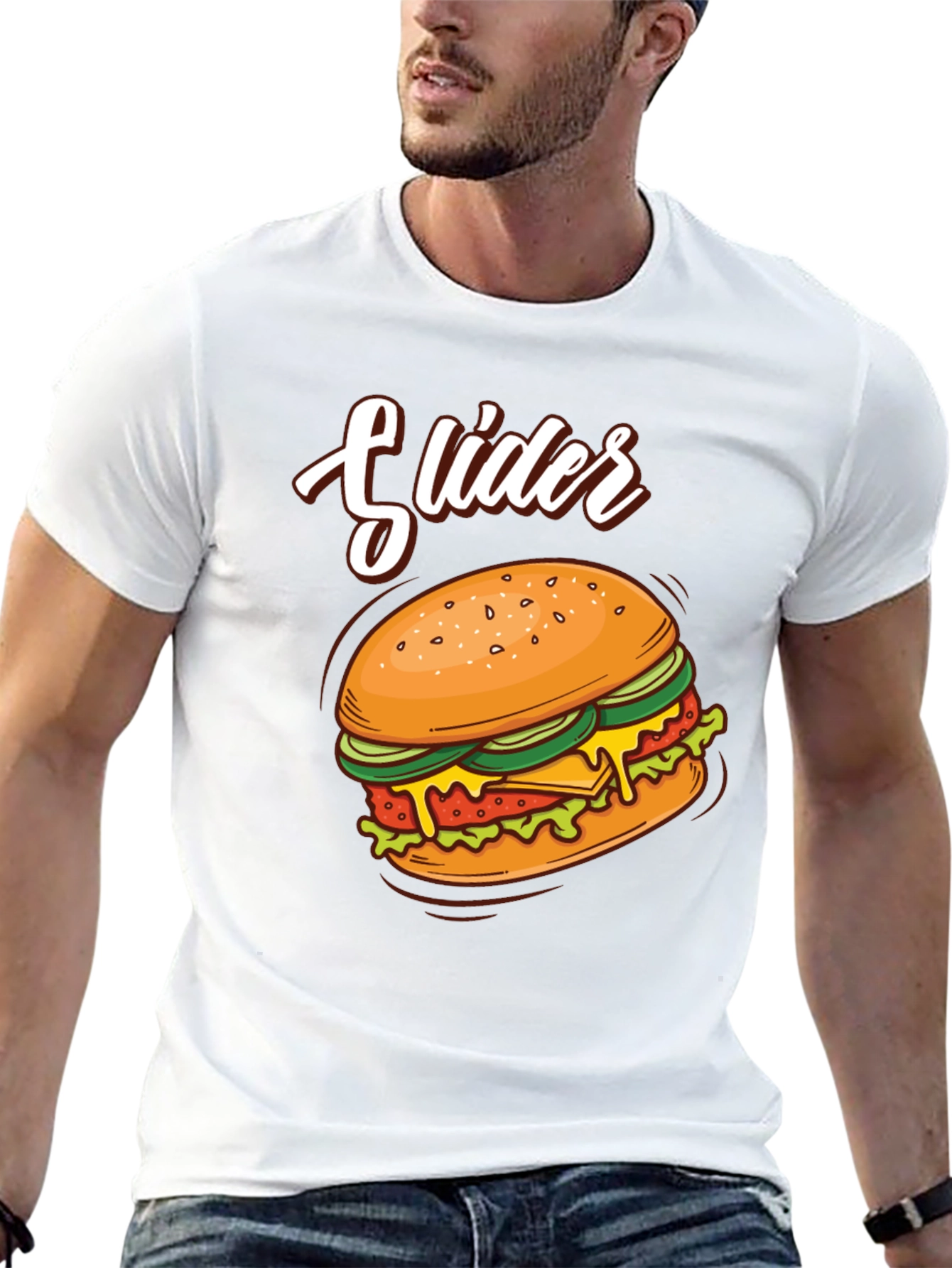 Slider Graphic Tee - Casual Unisex T-Shirt
