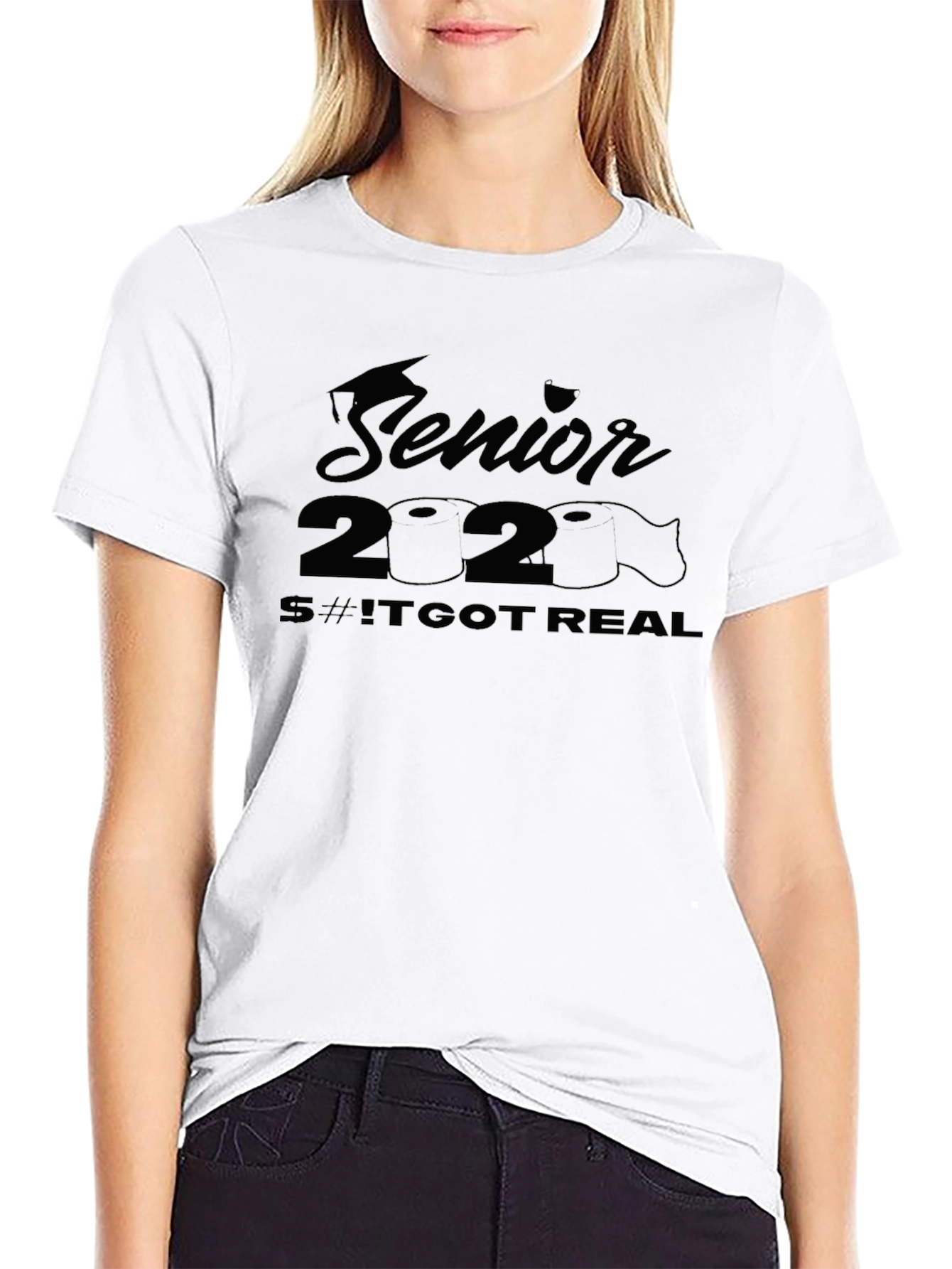 Senior 2020 Toilet Paper Graphic Tee