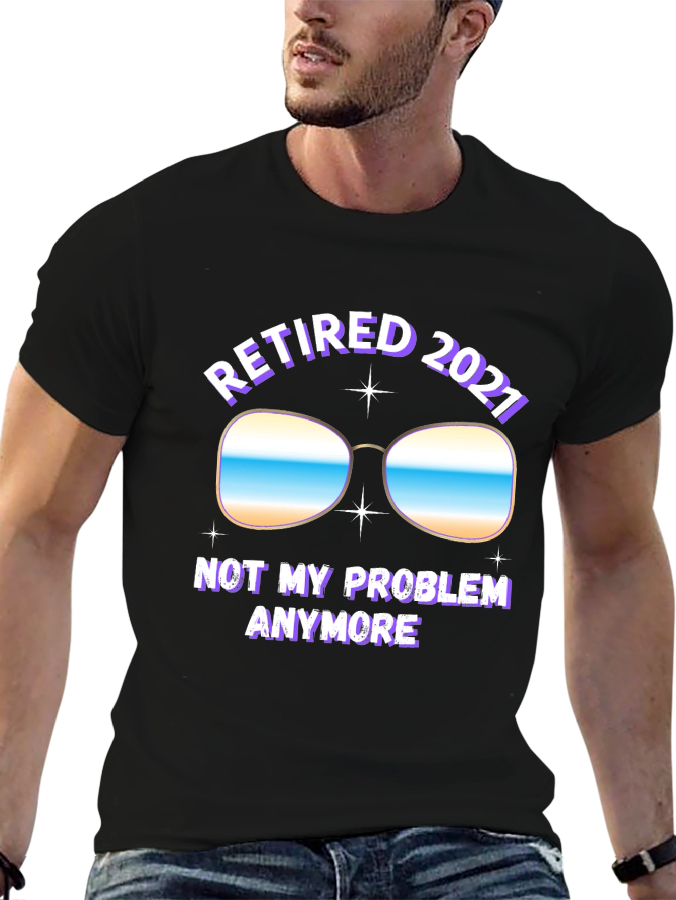 Retired 2021 T-Shirt - Not My Problem Anymore