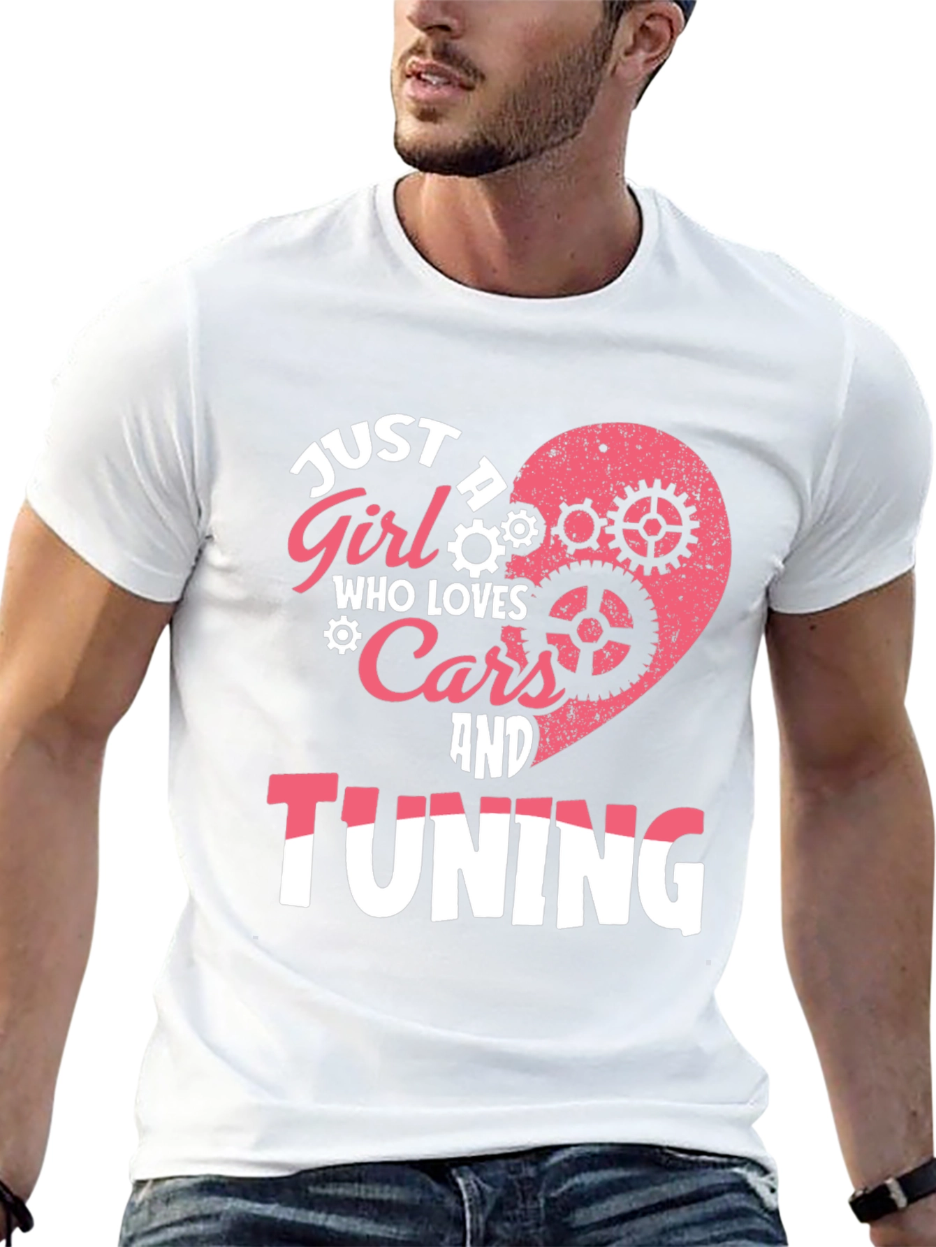 Just a Girl Who Loves Cars and Tuning T-Shirt