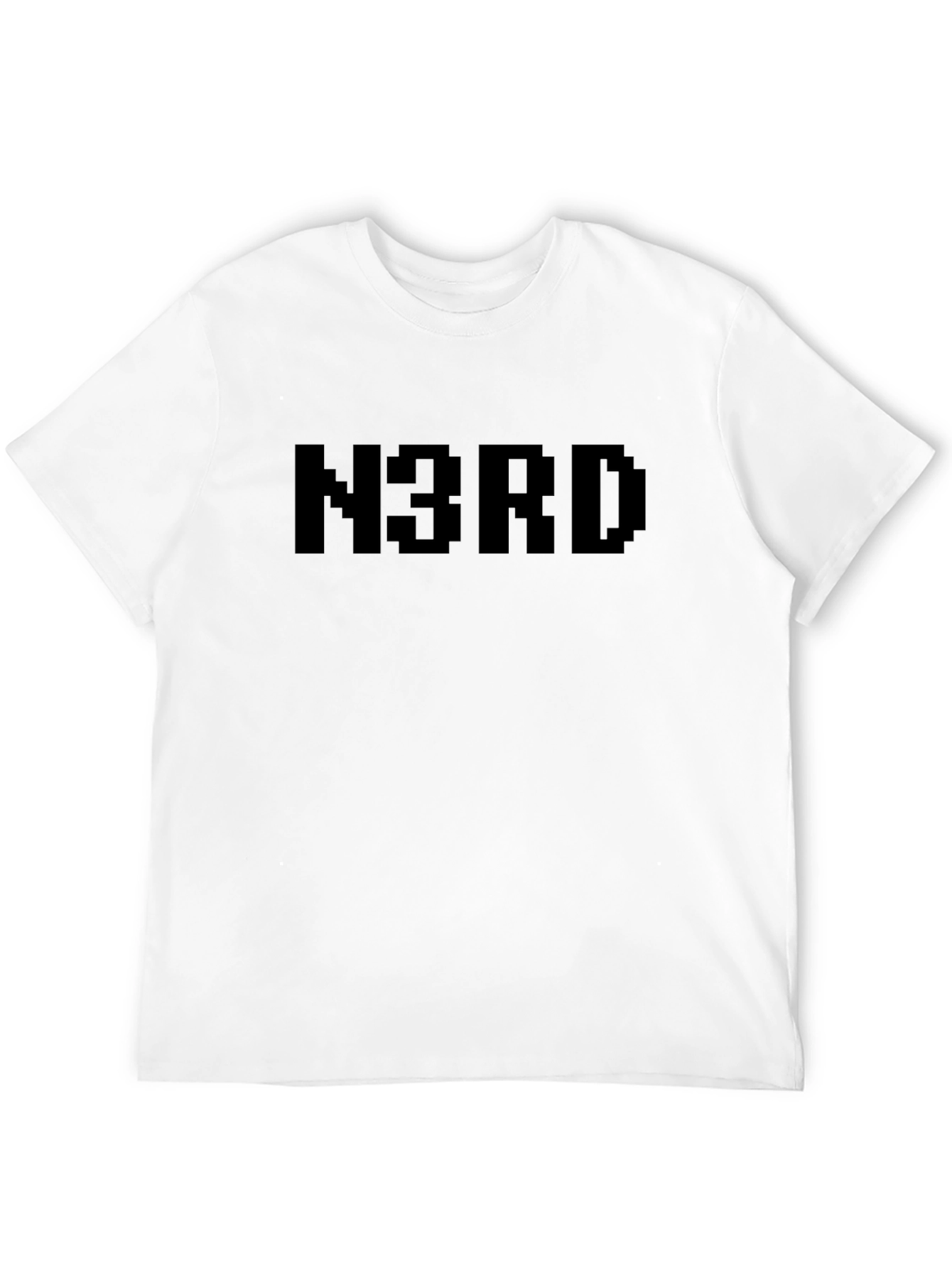 N3RD Pixel Black T-Shirt - Gamer Style Tee