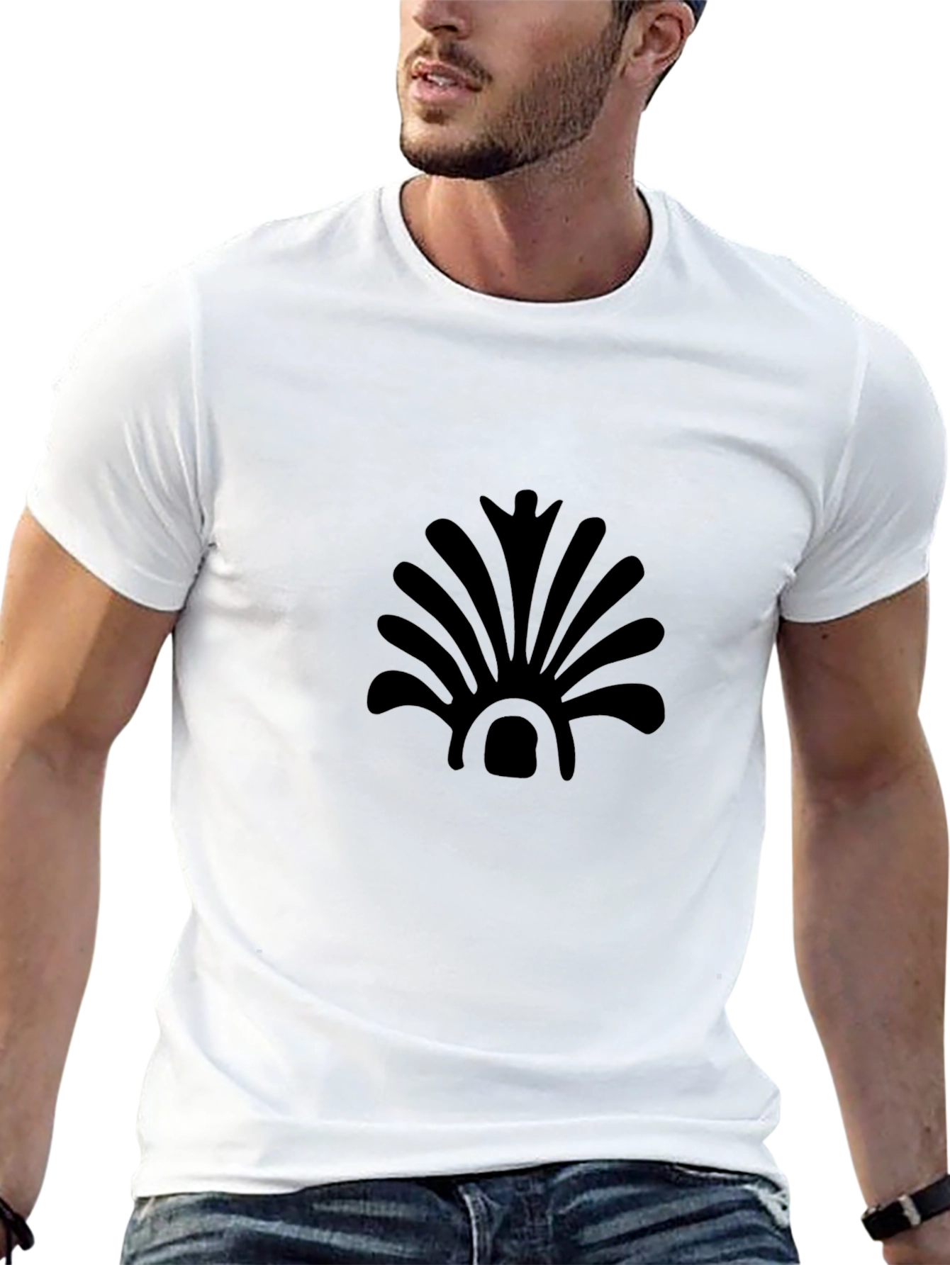 Stylish Black Graphic Tee