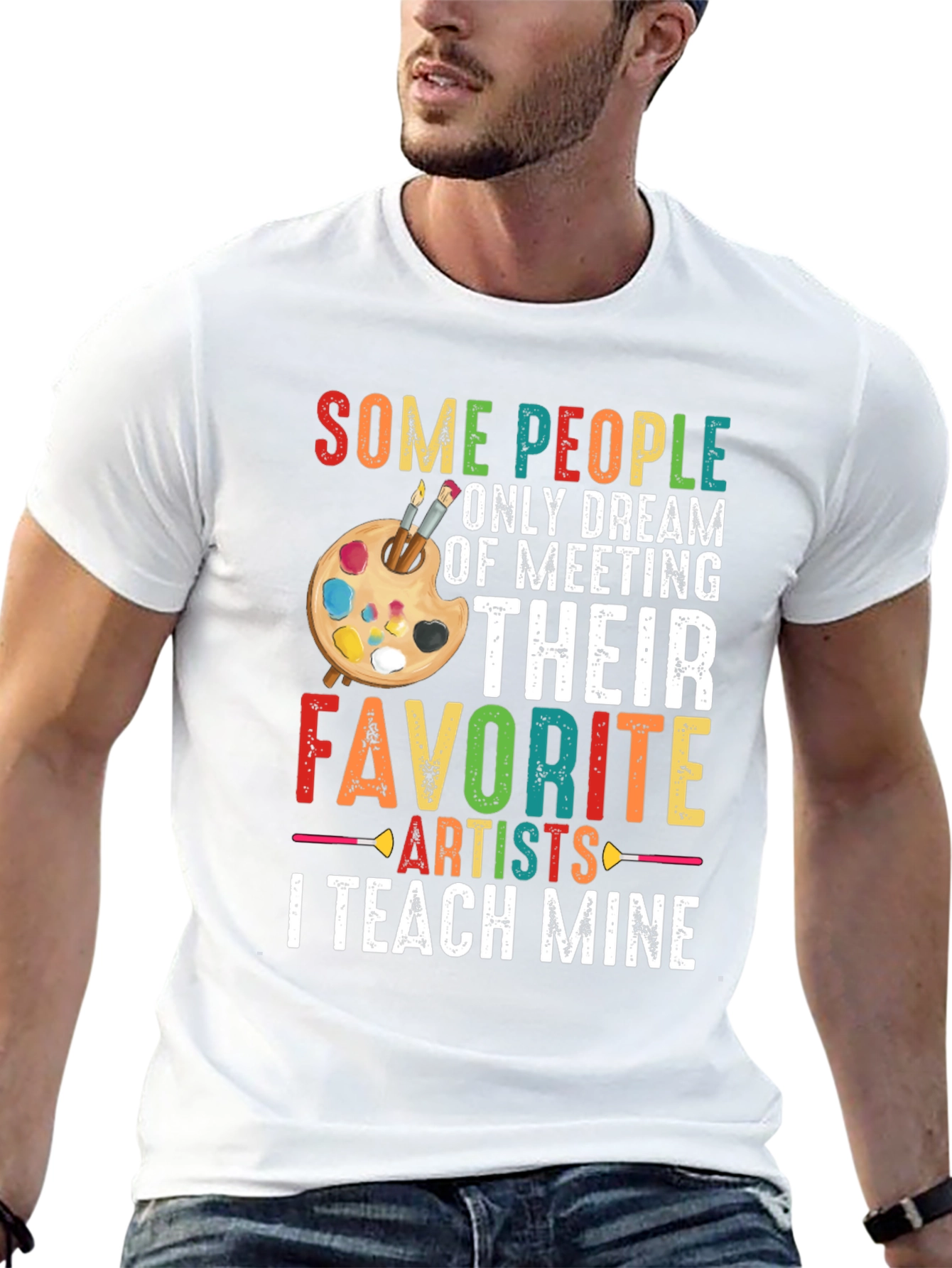 Artist Teacher T-Shirt - Teach Mine!
