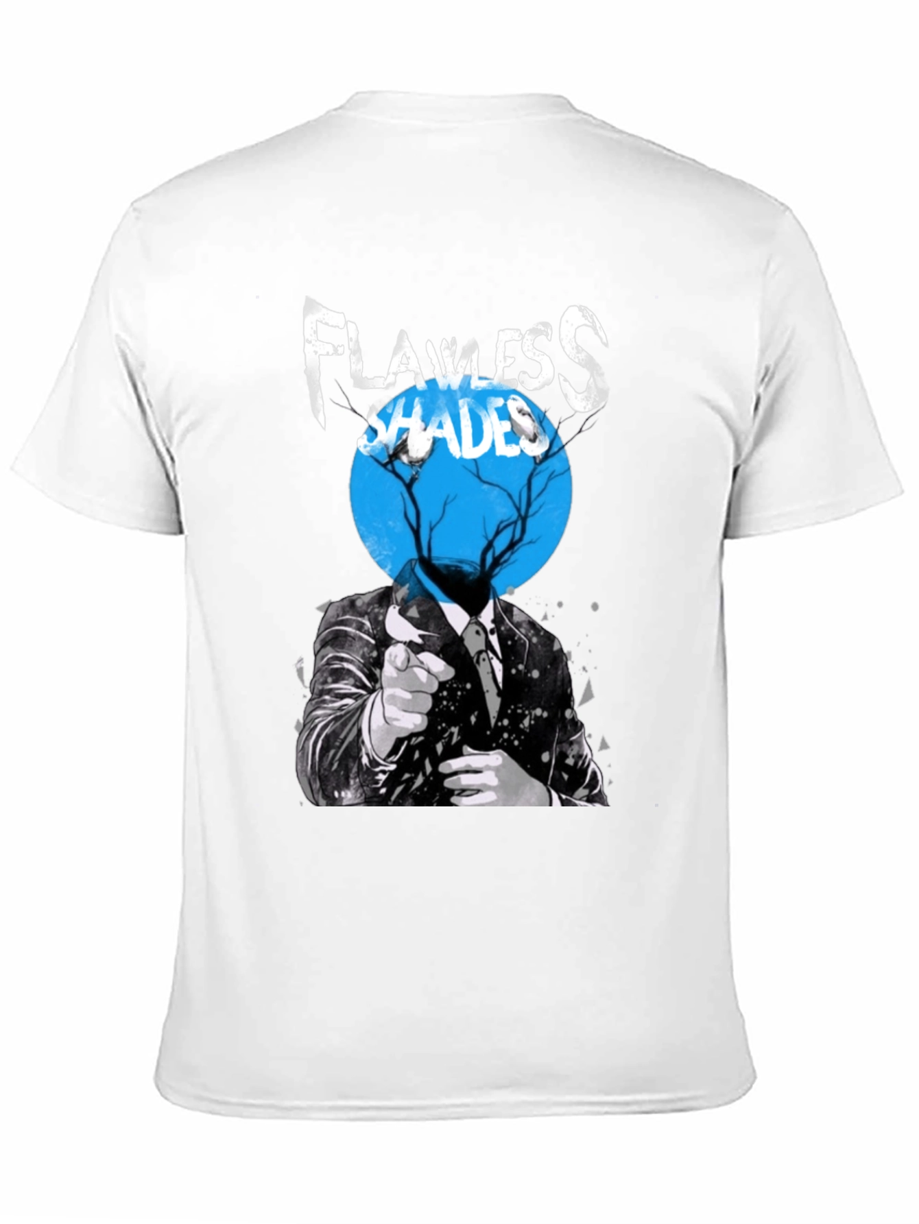 Flawless Shades Graphic Print Black T-Shirt