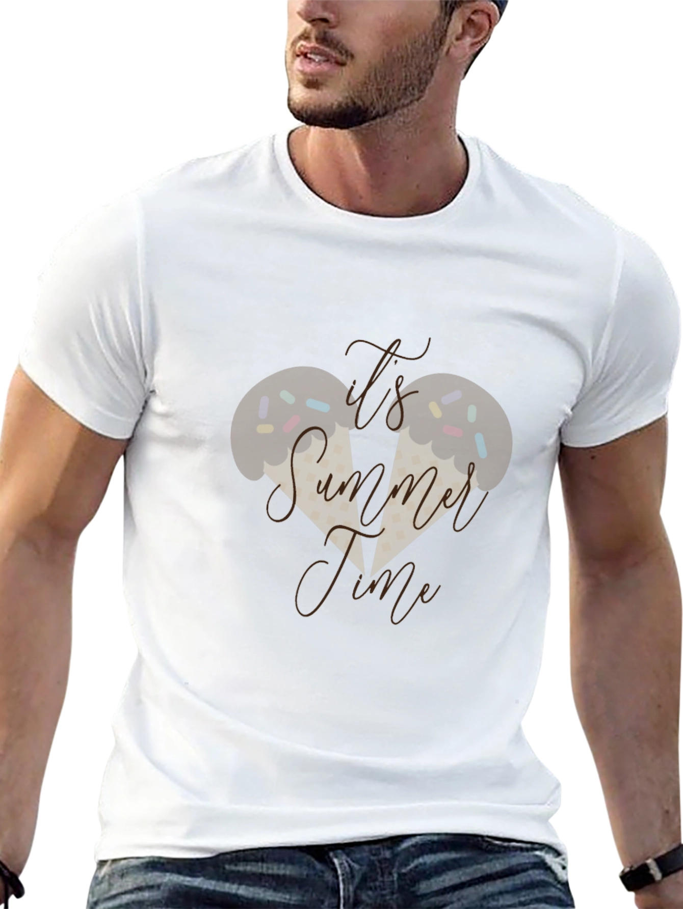 Summer Time Ice Cream Graphic Tee