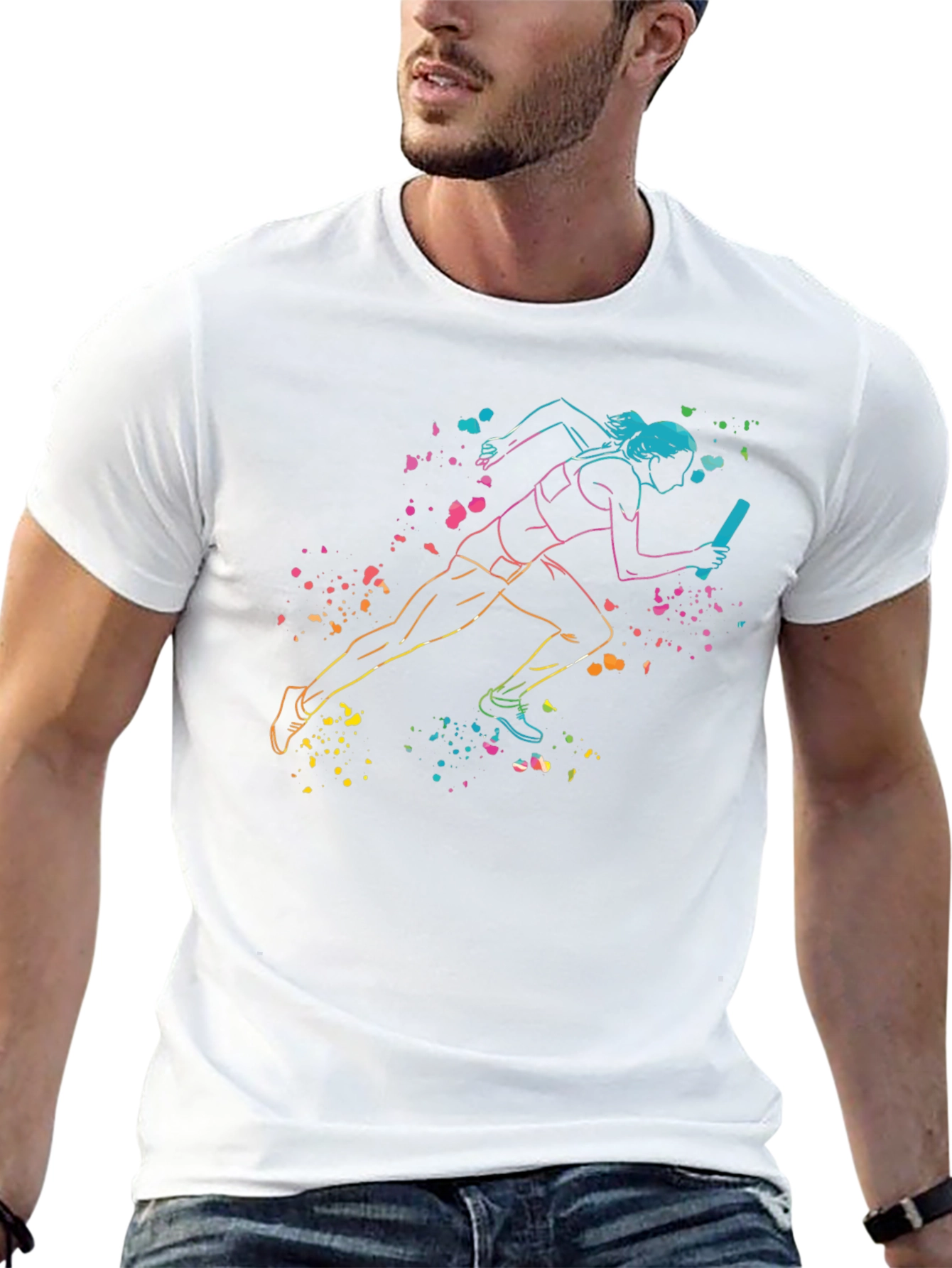 Colorful Runner T-Shirt
