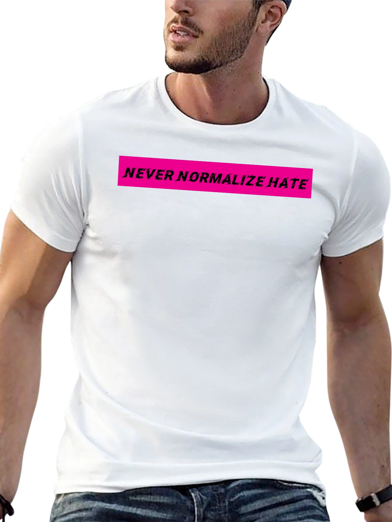 Never Normalize Hate Graphic Tee