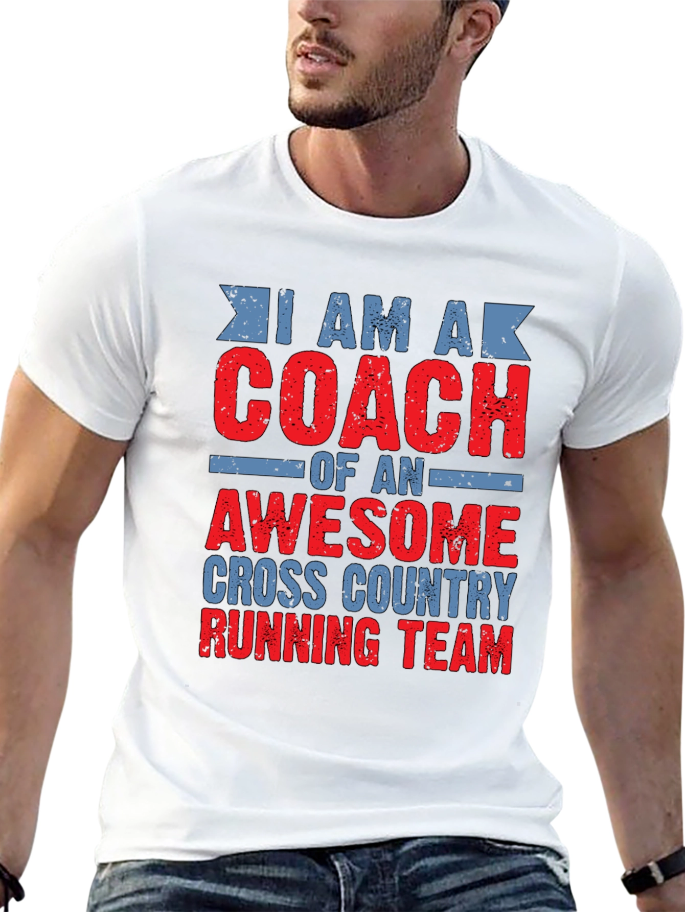 Cross Country Coach T-Shirt - Awesome Running Team