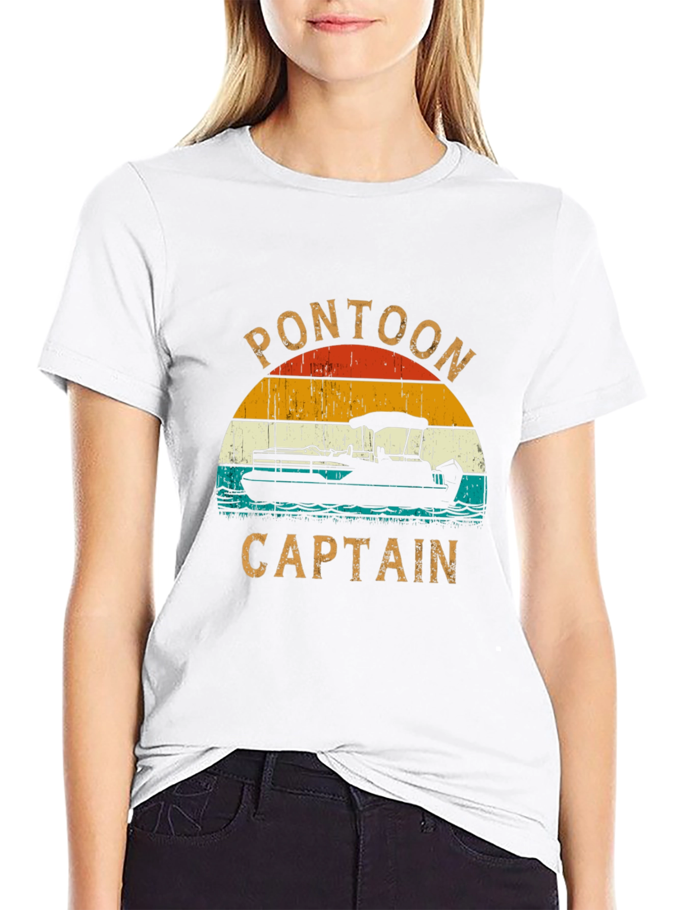 Pontoon Captain Graphic T-Shirt