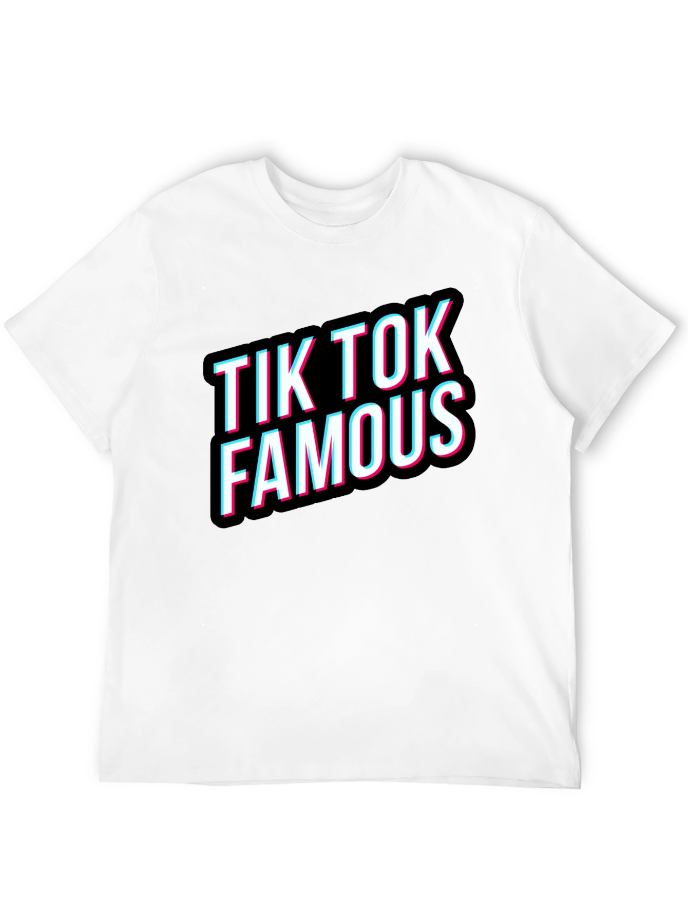 TikTok Famous Black T-Shirt