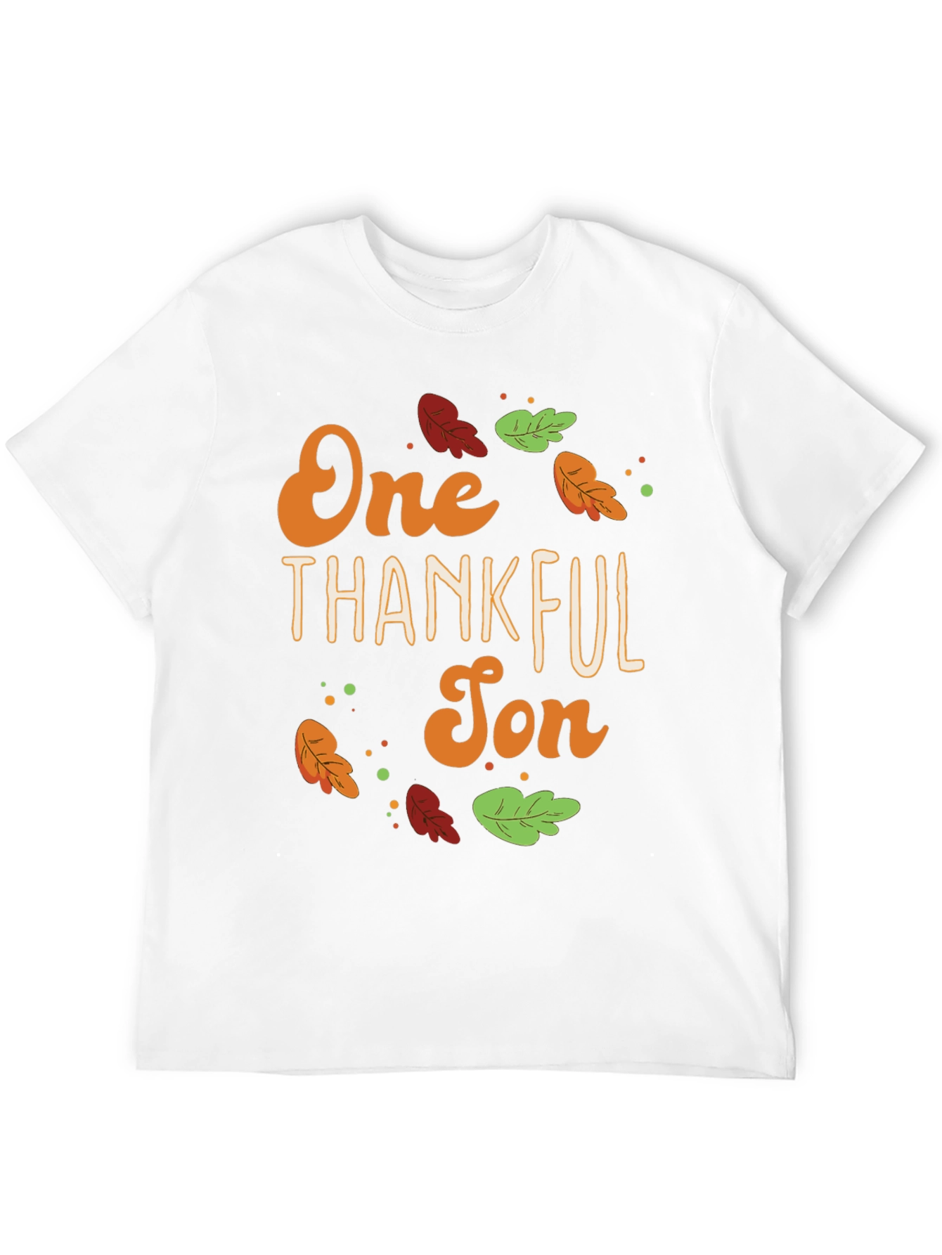 One Thankful Son T-Shirt - Fall Thanksgiving