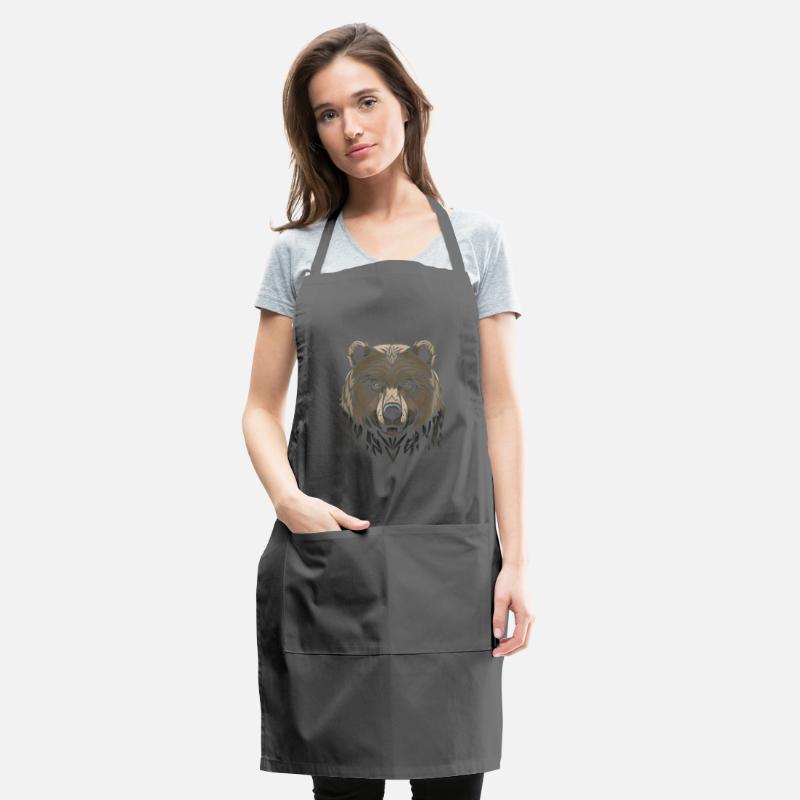 Tribal Bear Head Illustration