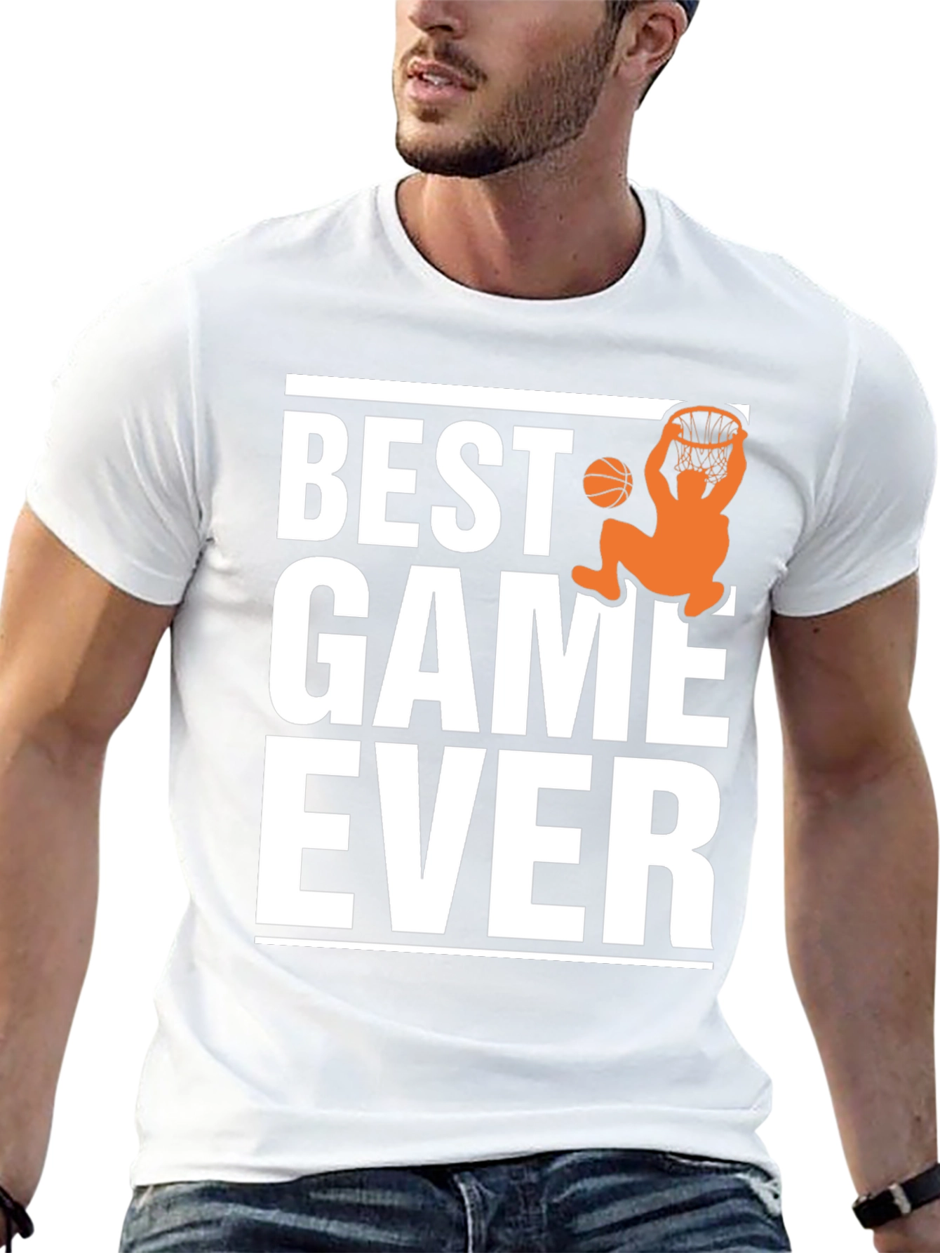 Best Game Ever Basketball Graphic Tee