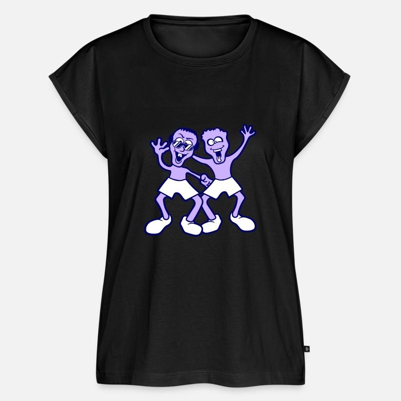 Two Cool DJ Party Guys 2 Waving Team Friends Crew