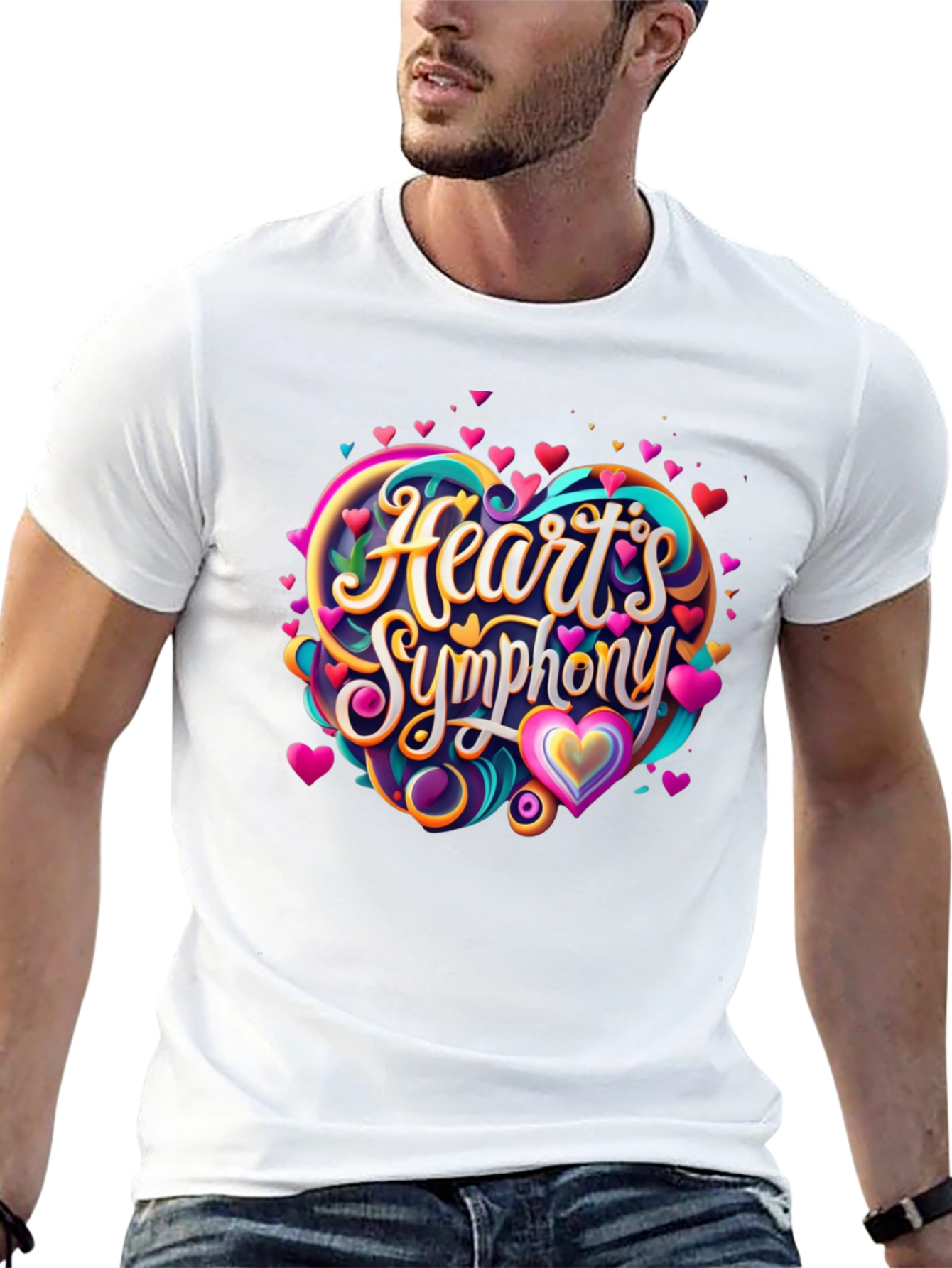 Hearts Symphony Graphic Tee