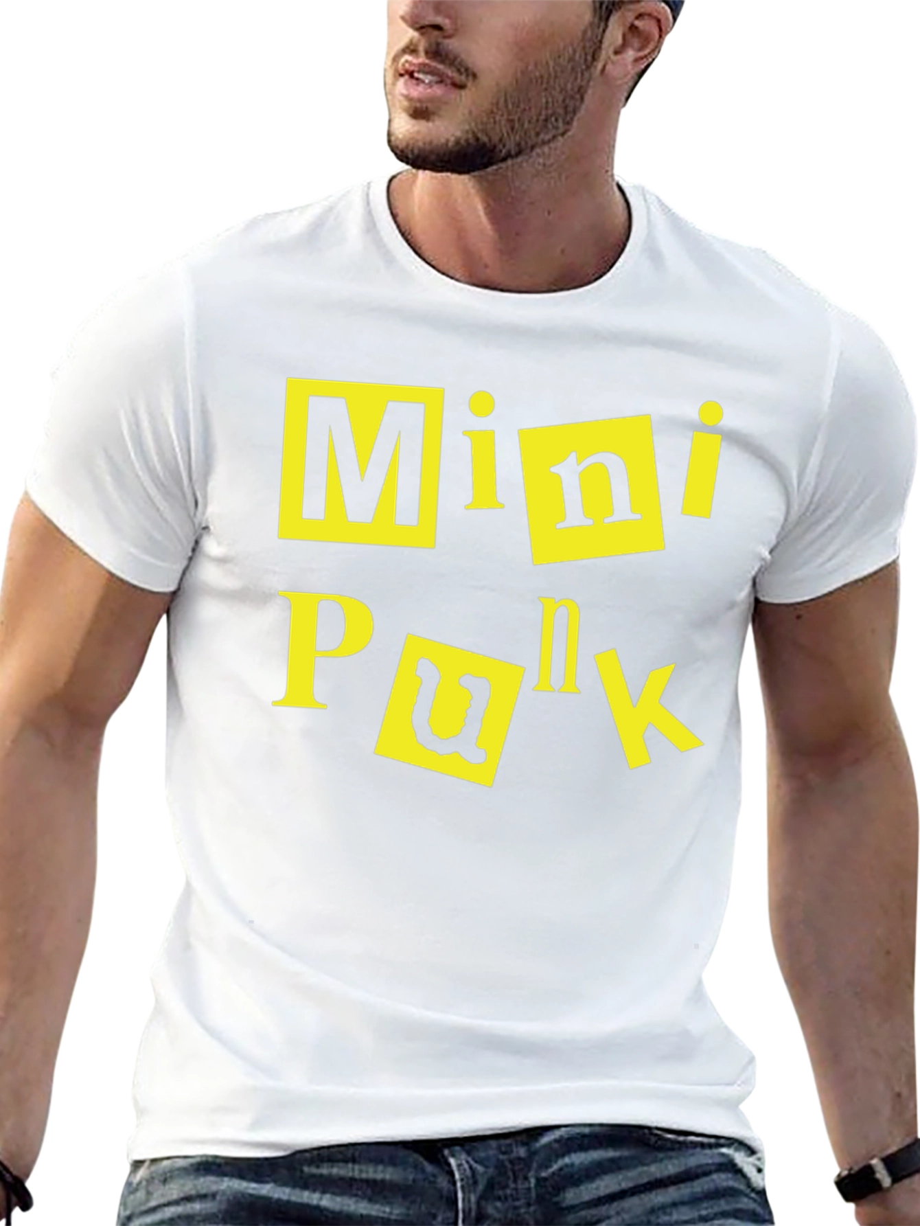 Mini Punk Graphic Tee - Black