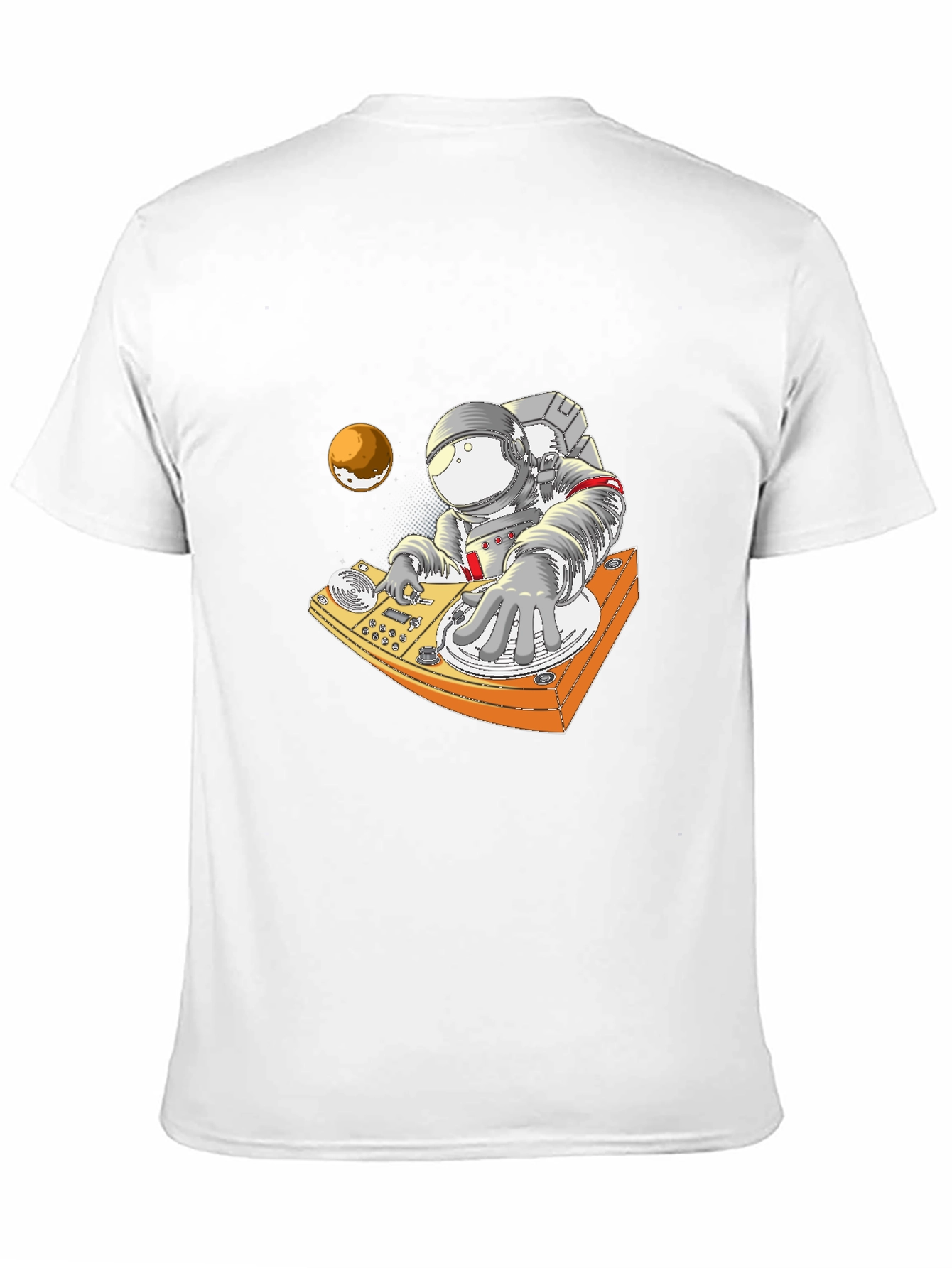 Astronaut DJ Graphic T-Shirt - Space Music Vibes