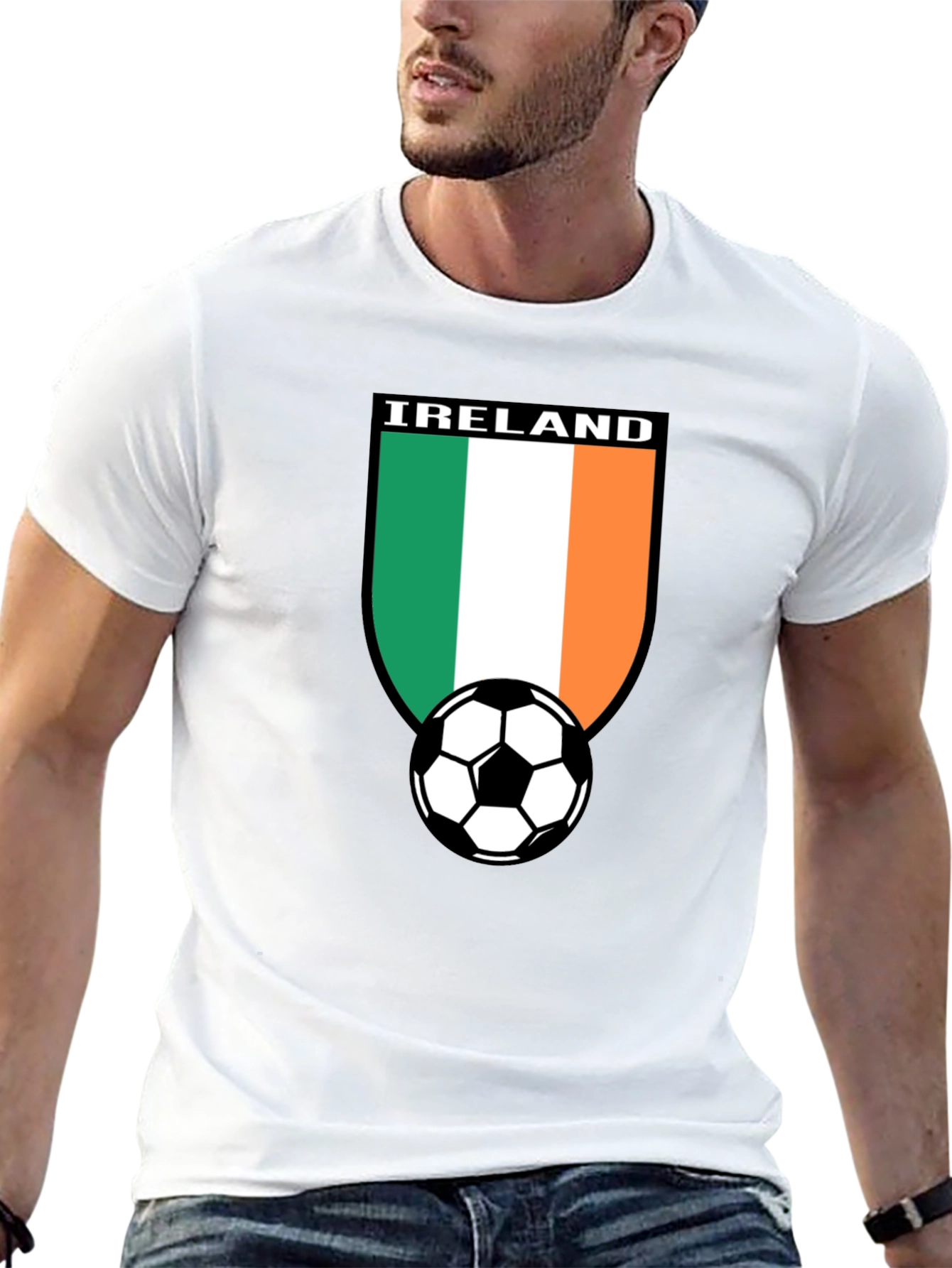 Ireland Soccer Fan T-Shirt - Black