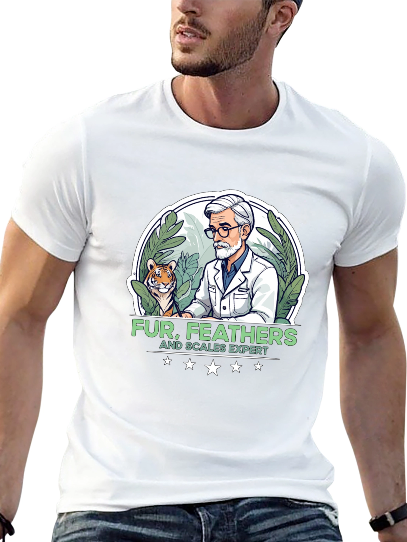 Fur Feathers and Scales Expert Graphic Tee