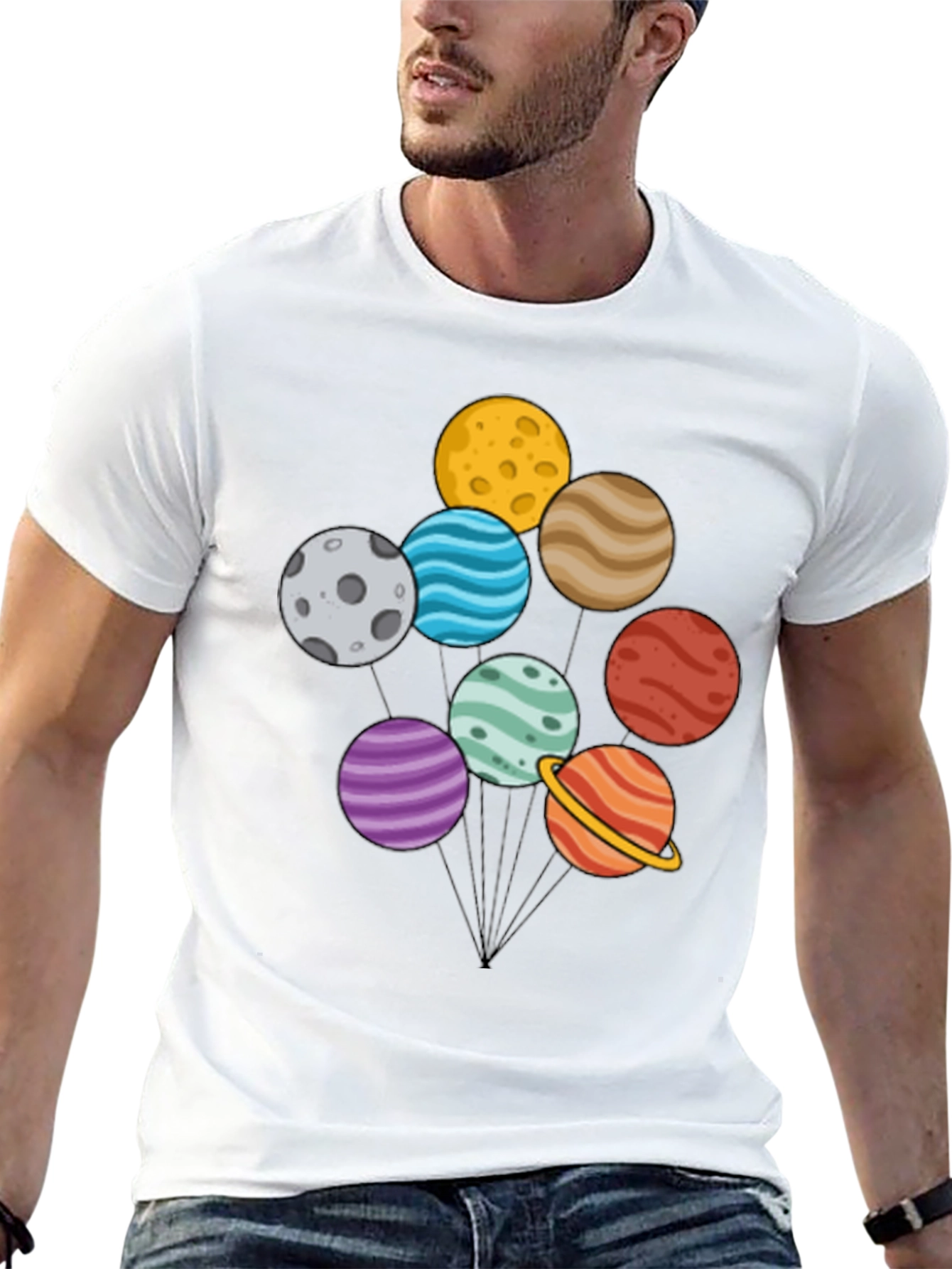 Planets Graphic T-Shirt