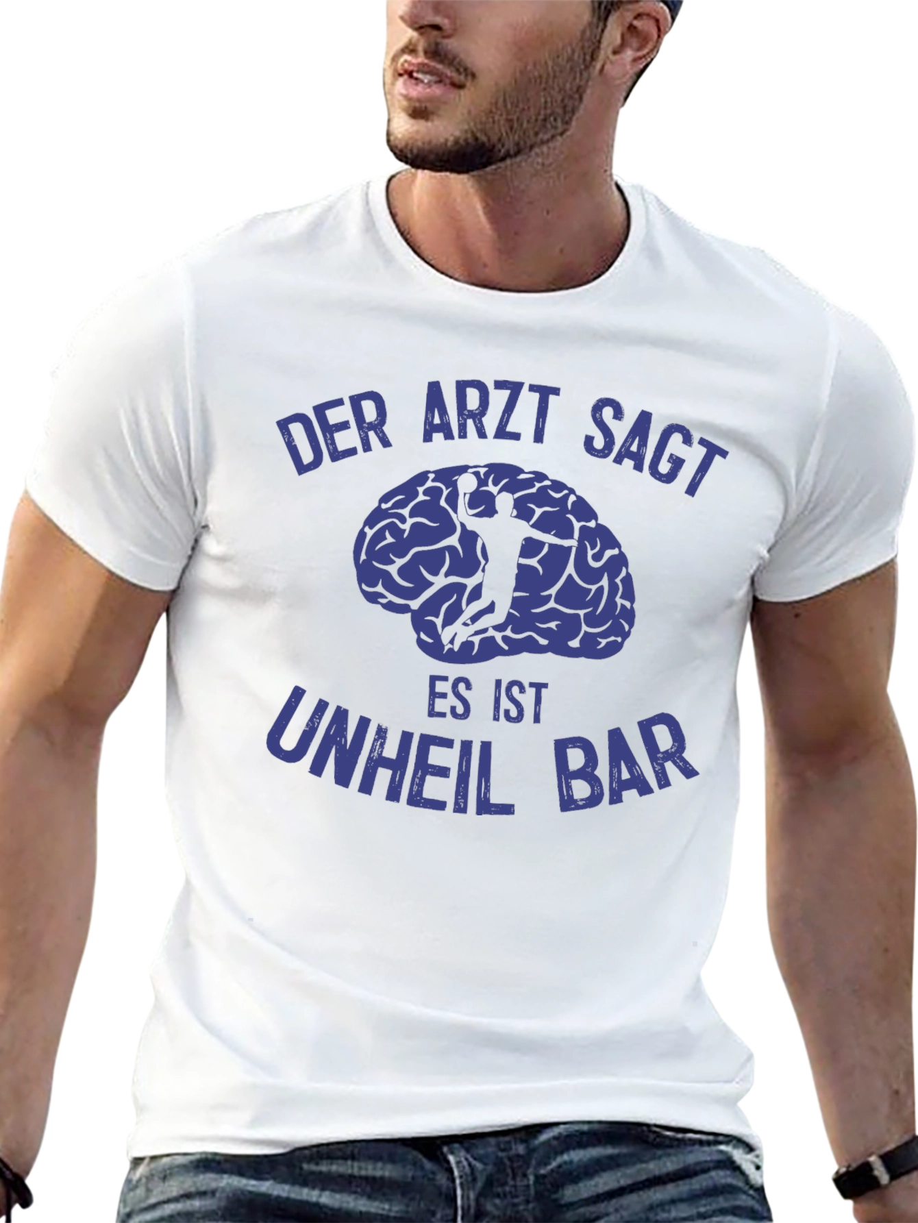Der Arzt Sagt T-Shirt - Humorous Brain Design