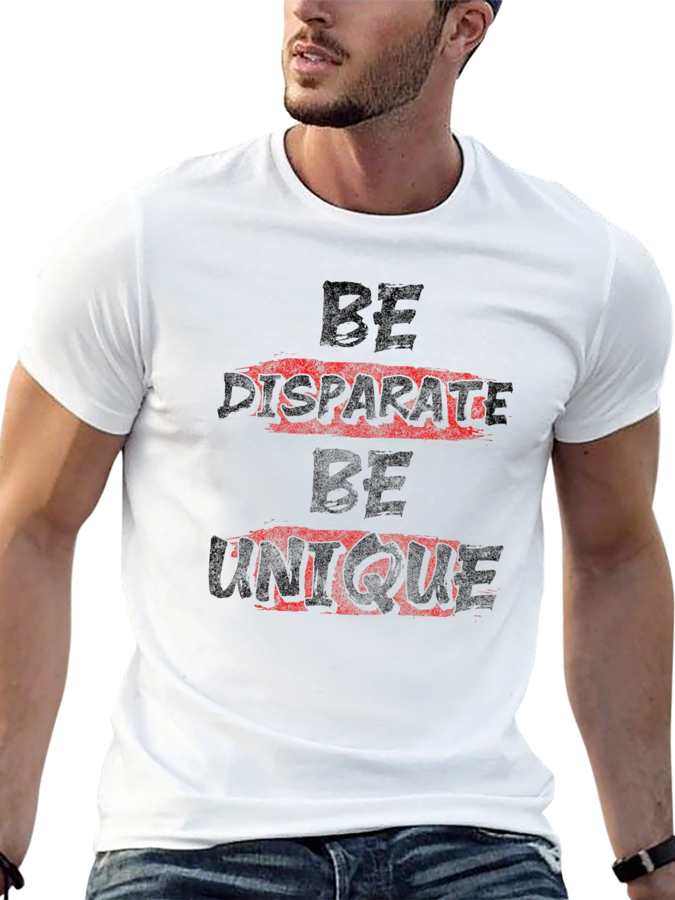 Be Disparate Be Unique Graphic Tee