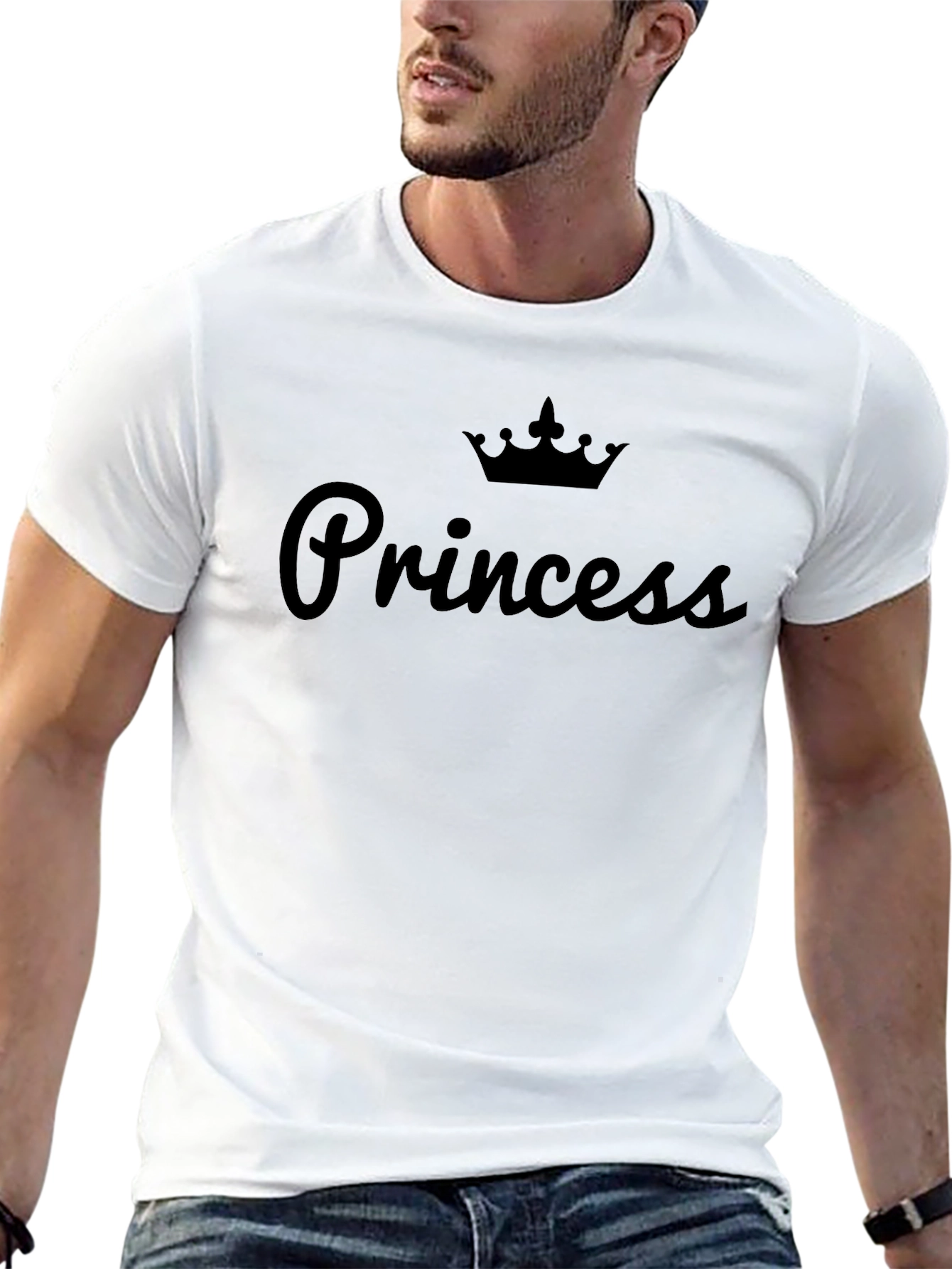 Princess Crown Black T-Shirt