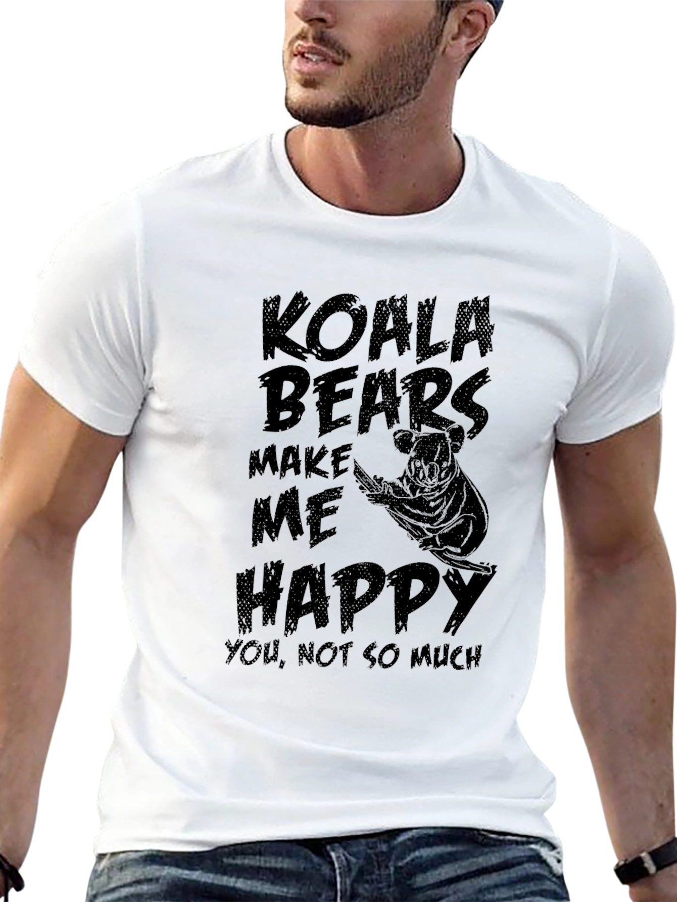 Koala Bears Make Me Happy Graphic T-Shirt