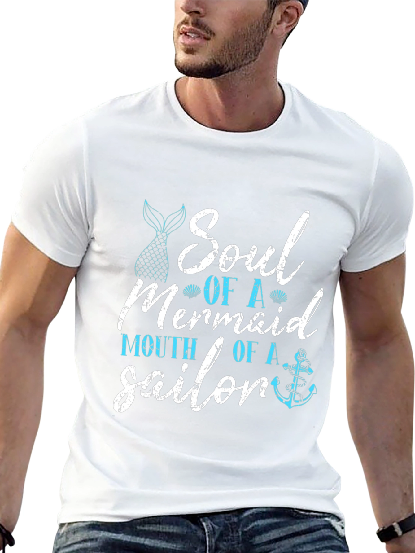 Soul of a Mermaid Sailors Mouth Graphic Tee