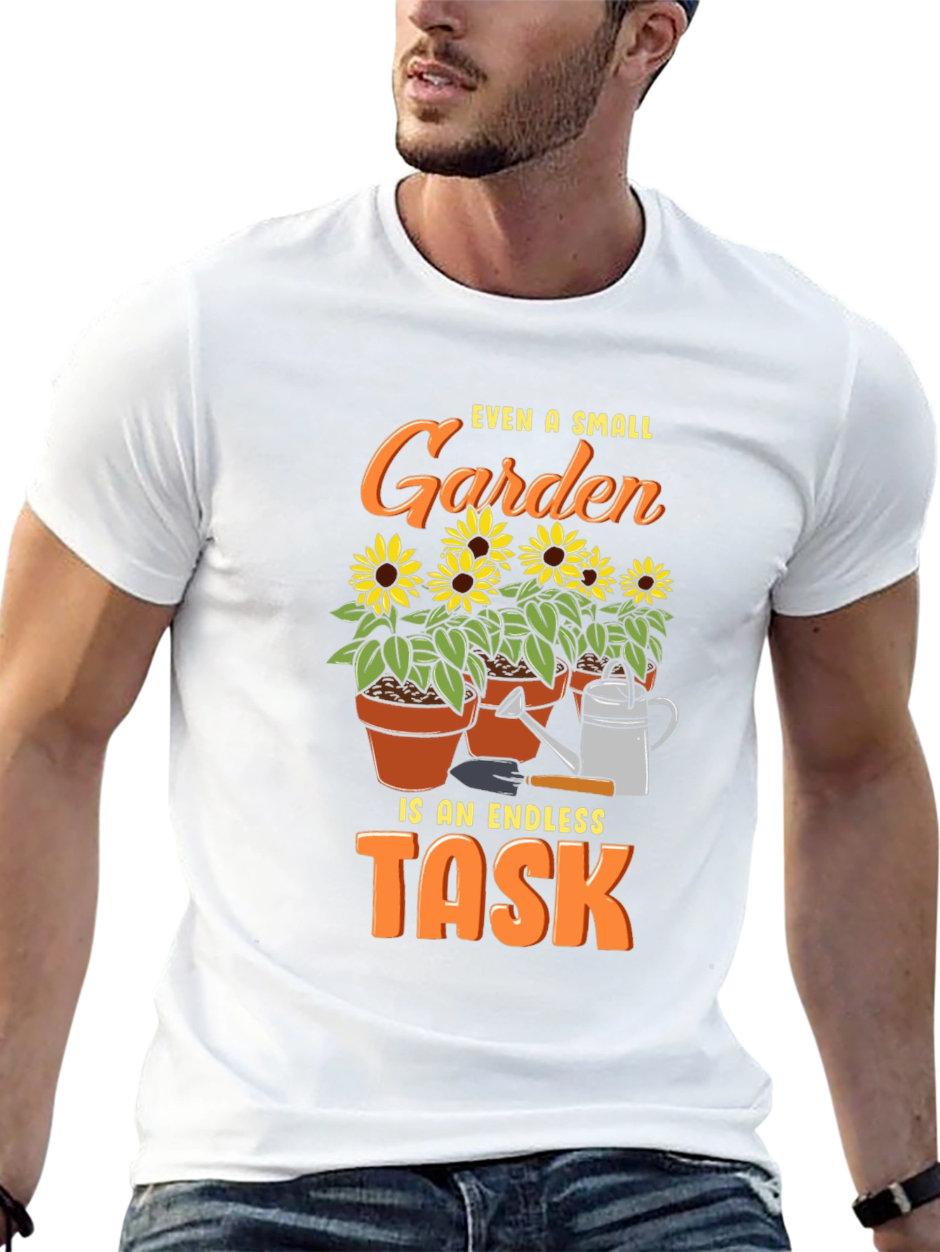 Gardening Task T-Shirt - Small Garden Endless Task