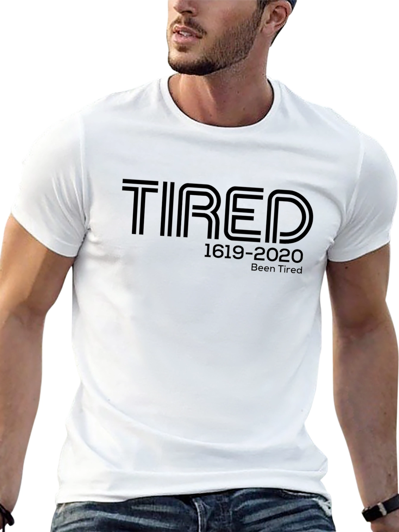 Tired 1619-2020 Graphic Tee