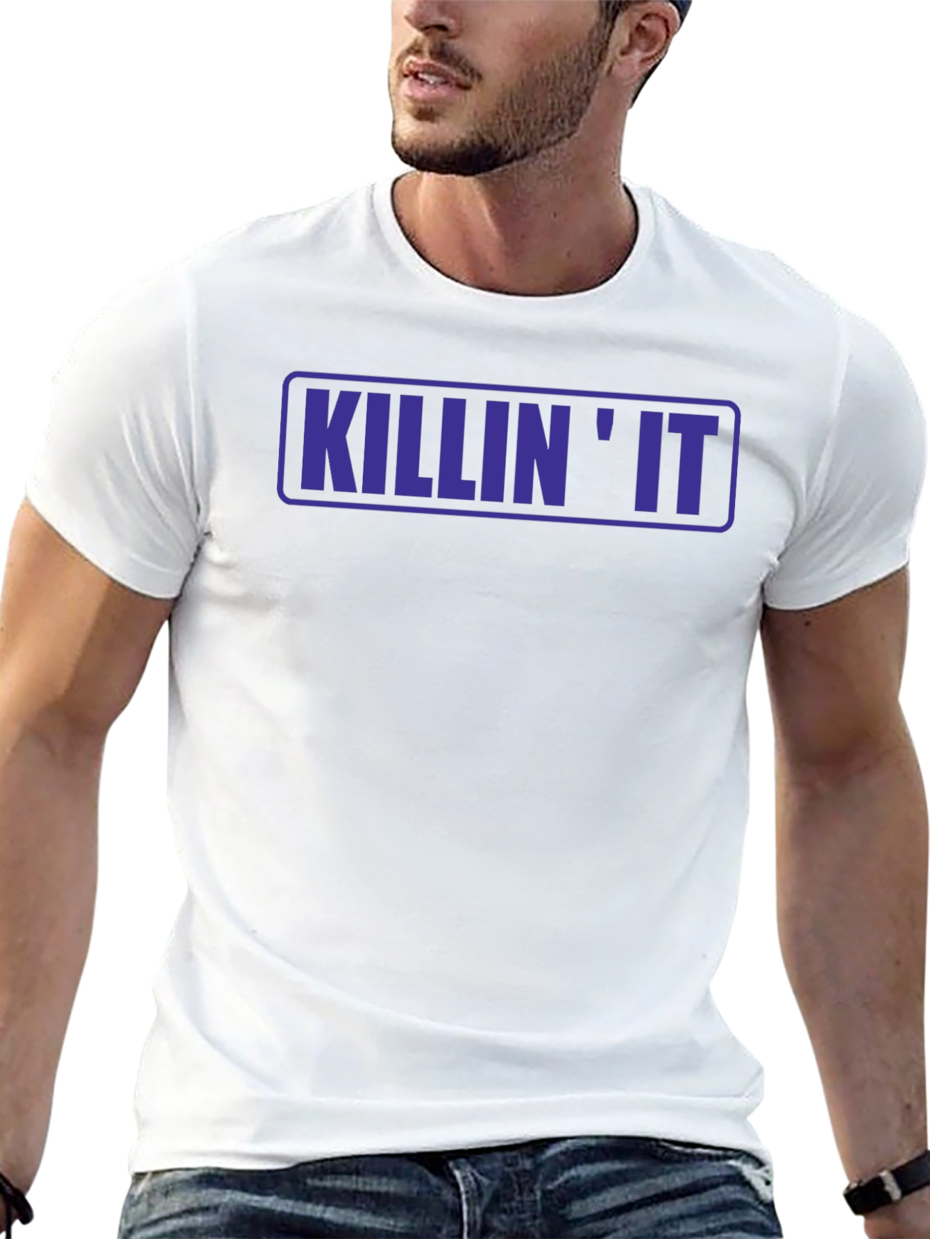 Killin It Graphic Tee - Mens Crew Neck T-Shirt