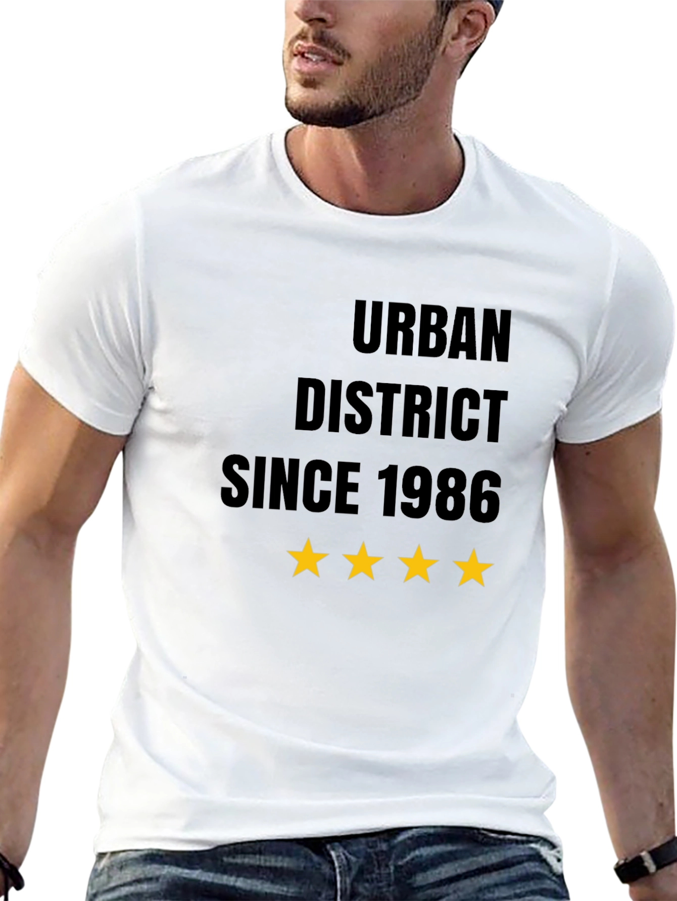 Urban District Since 1986 Black T-Shirt