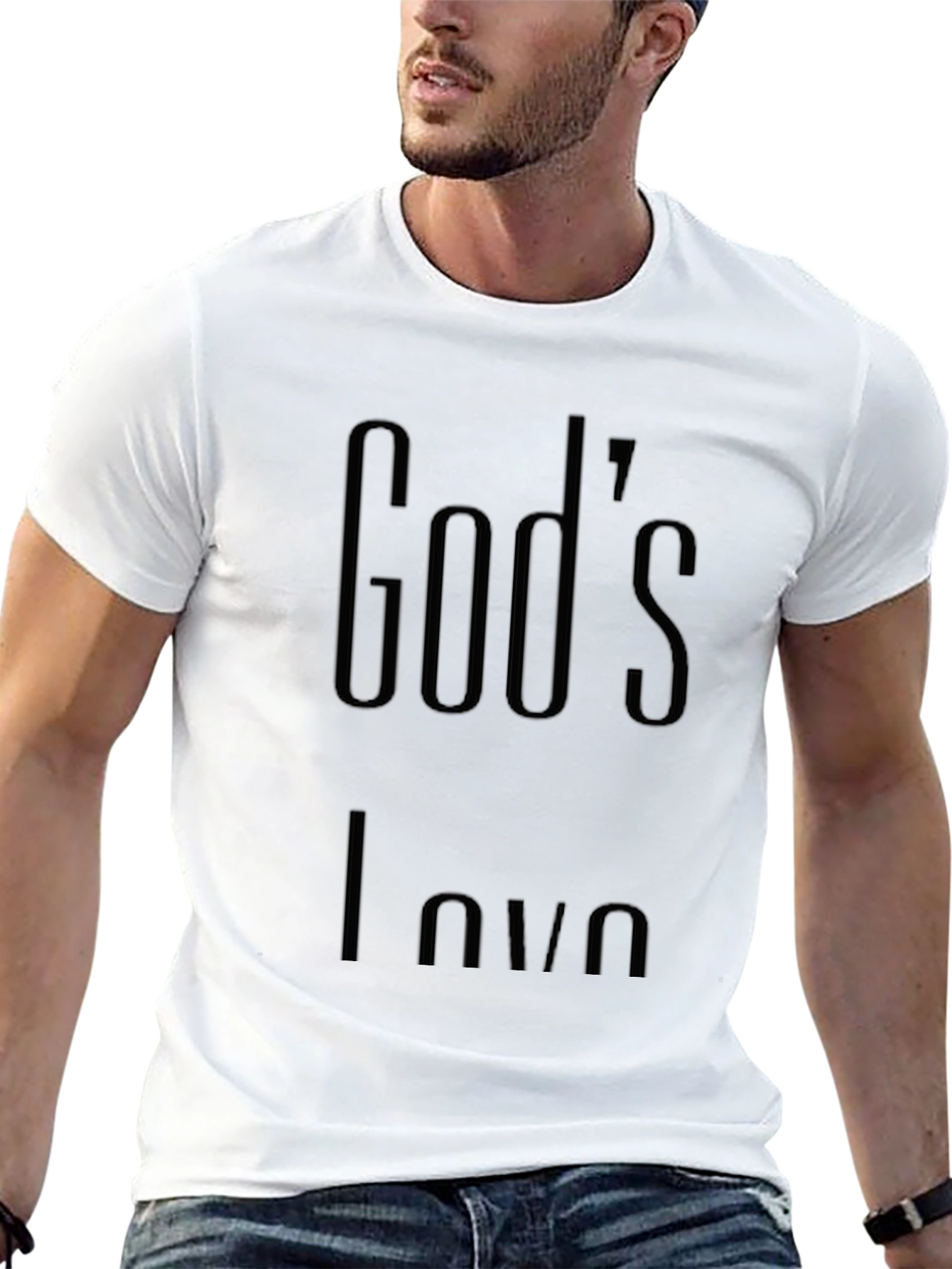 Gods Love Black T-Shirt