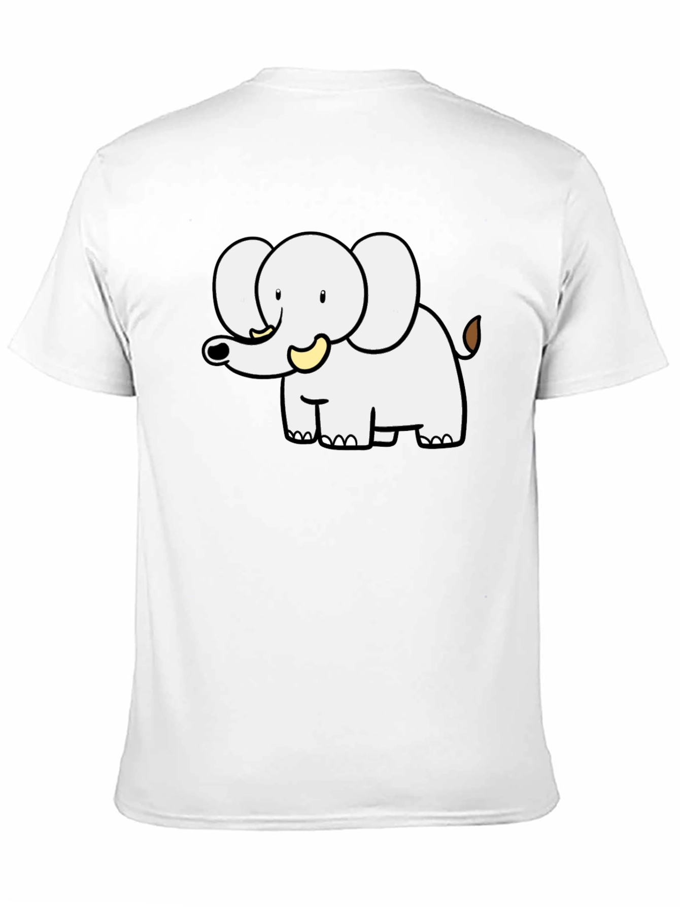 Cute Cartoon Elephant Graphic Tee