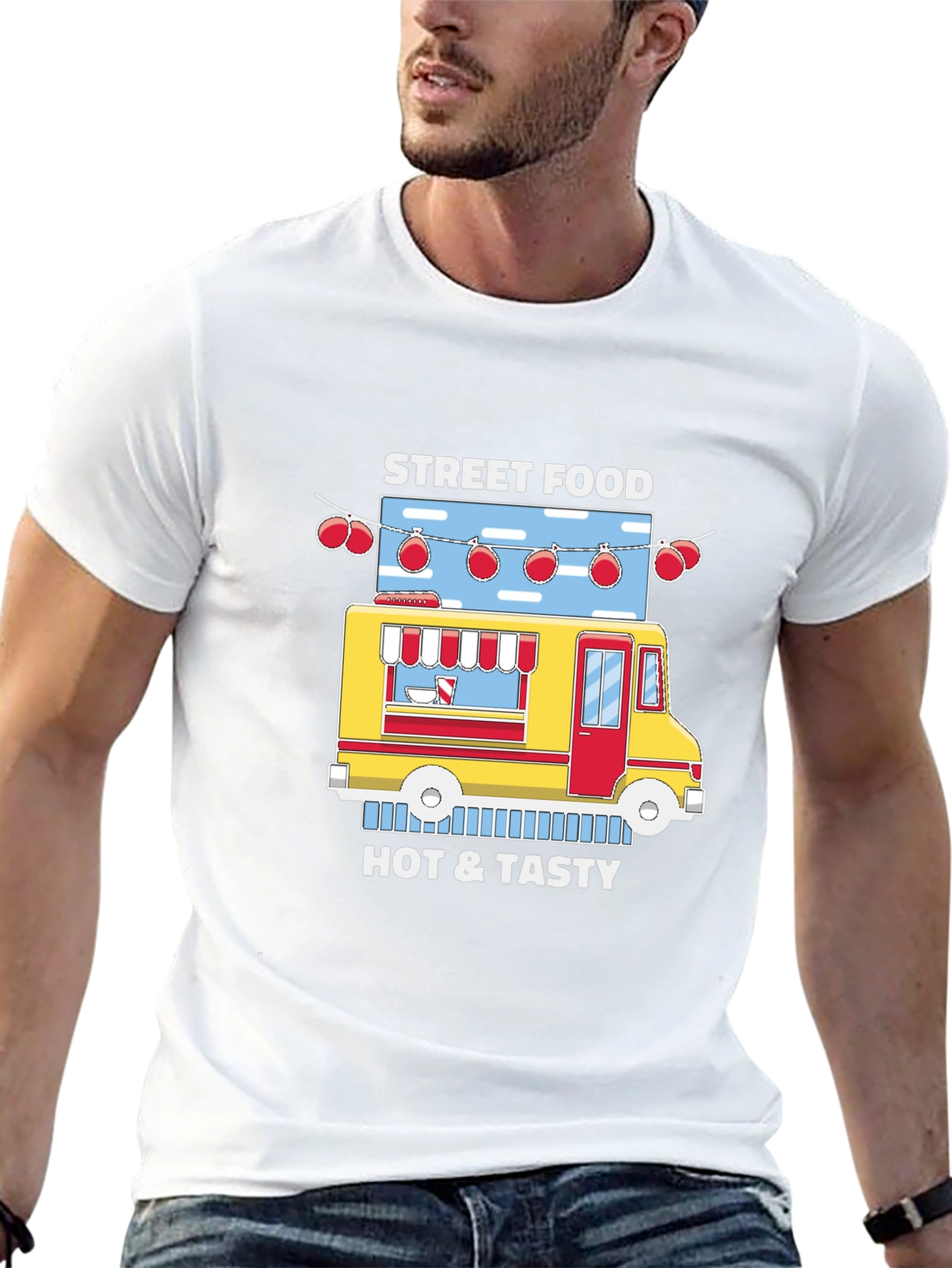 Street Food Truck Graphic Tee - Hot & Tasty