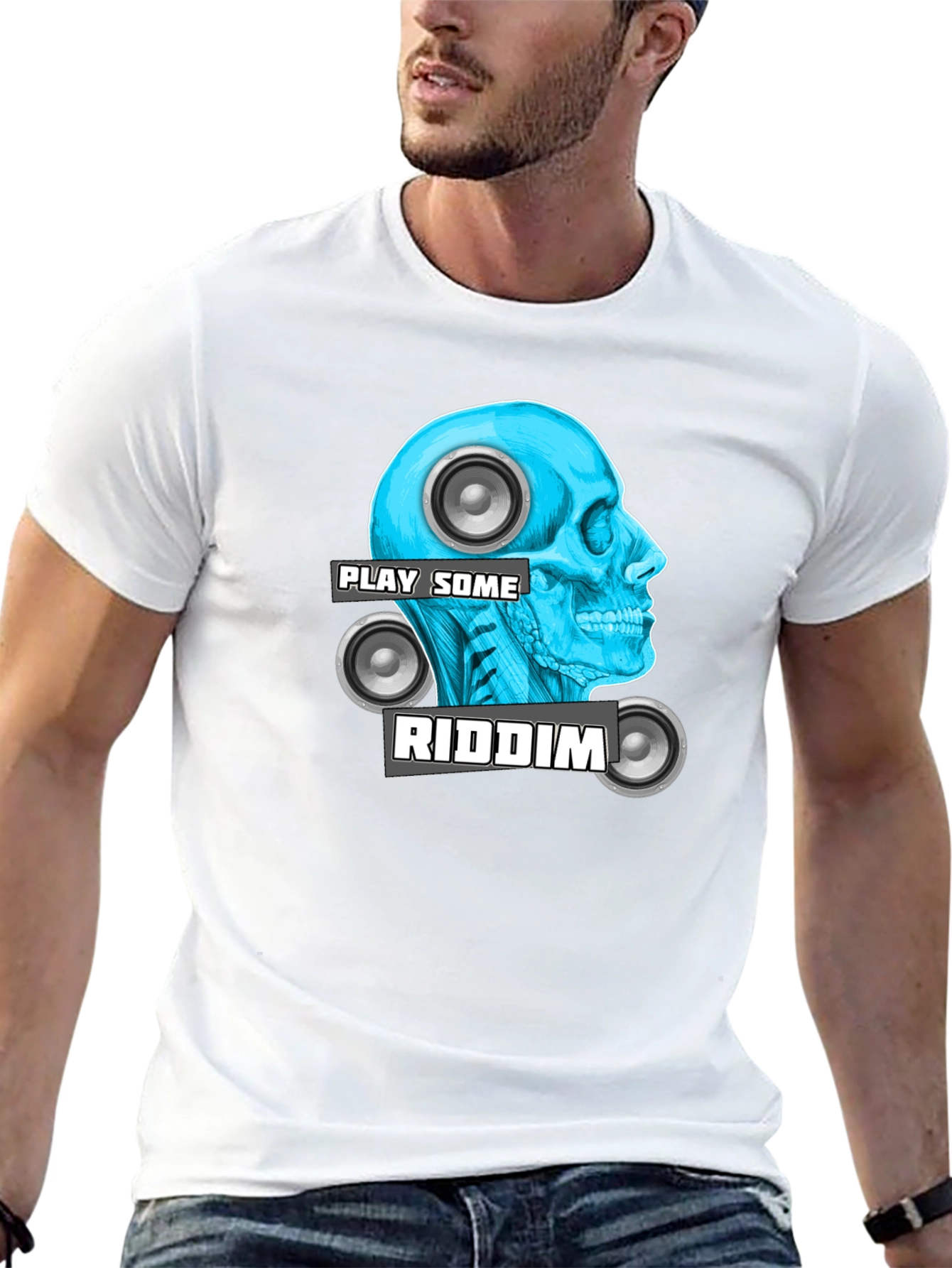 Play Some Riddim T-Shirt - Cool Graphic Tee