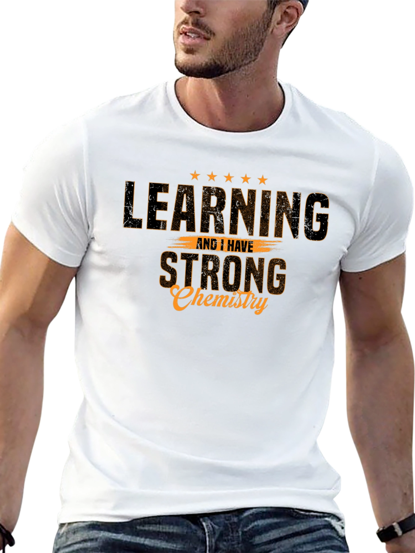 Learning Chemistry Graphic Tee - Black Cotton T-Shirt