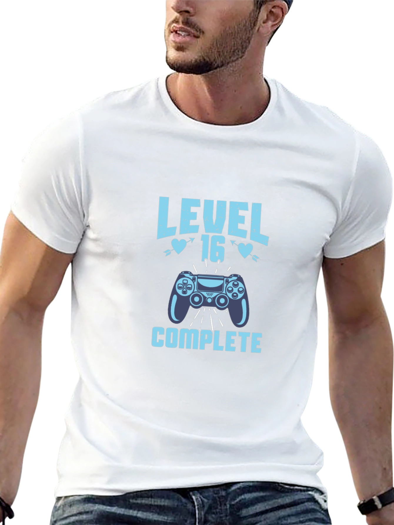 Level 16 Complete Gamer T-Shirt - Birthday Gift