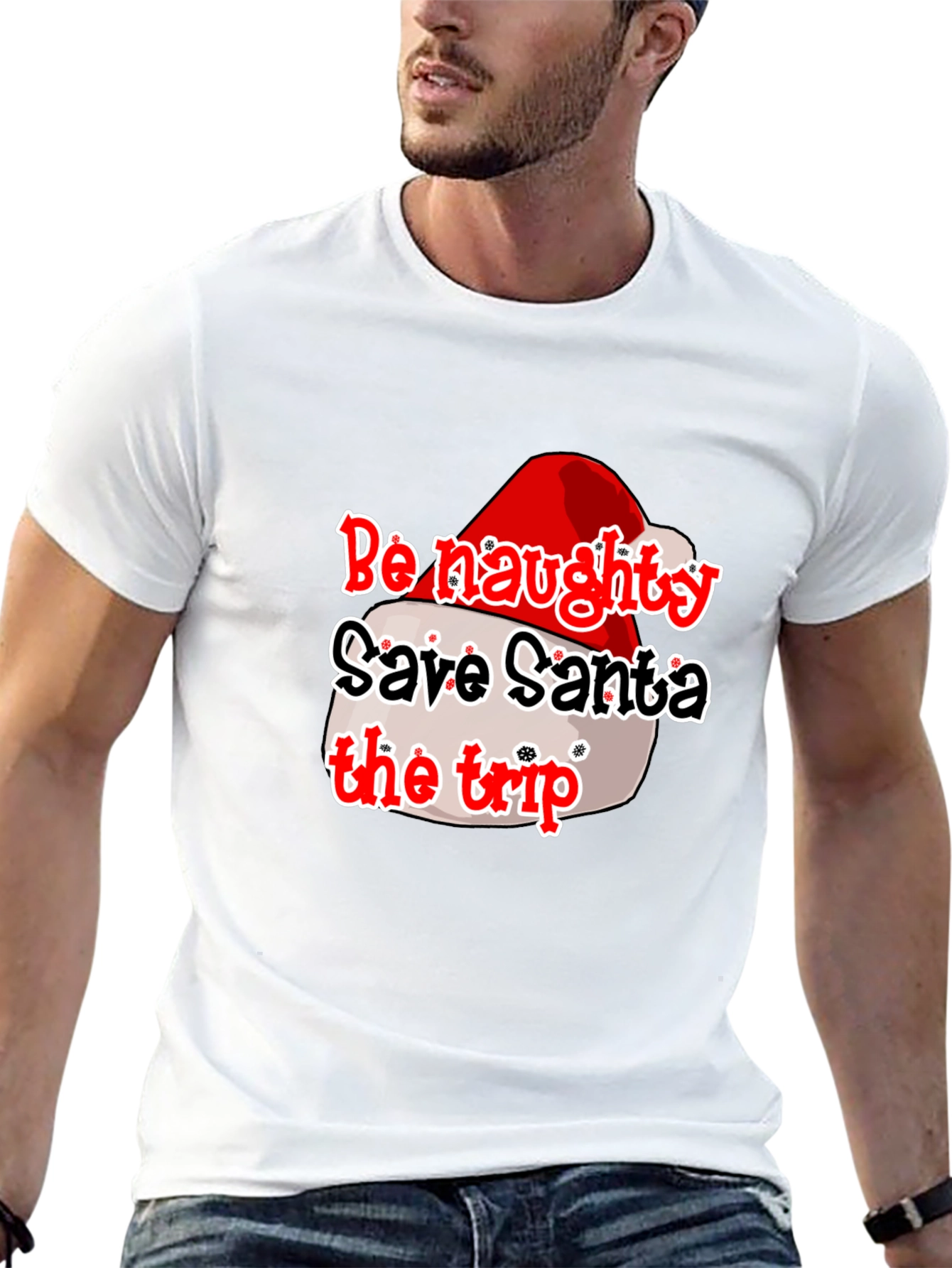 Naughty Santa Trip T-Shirt